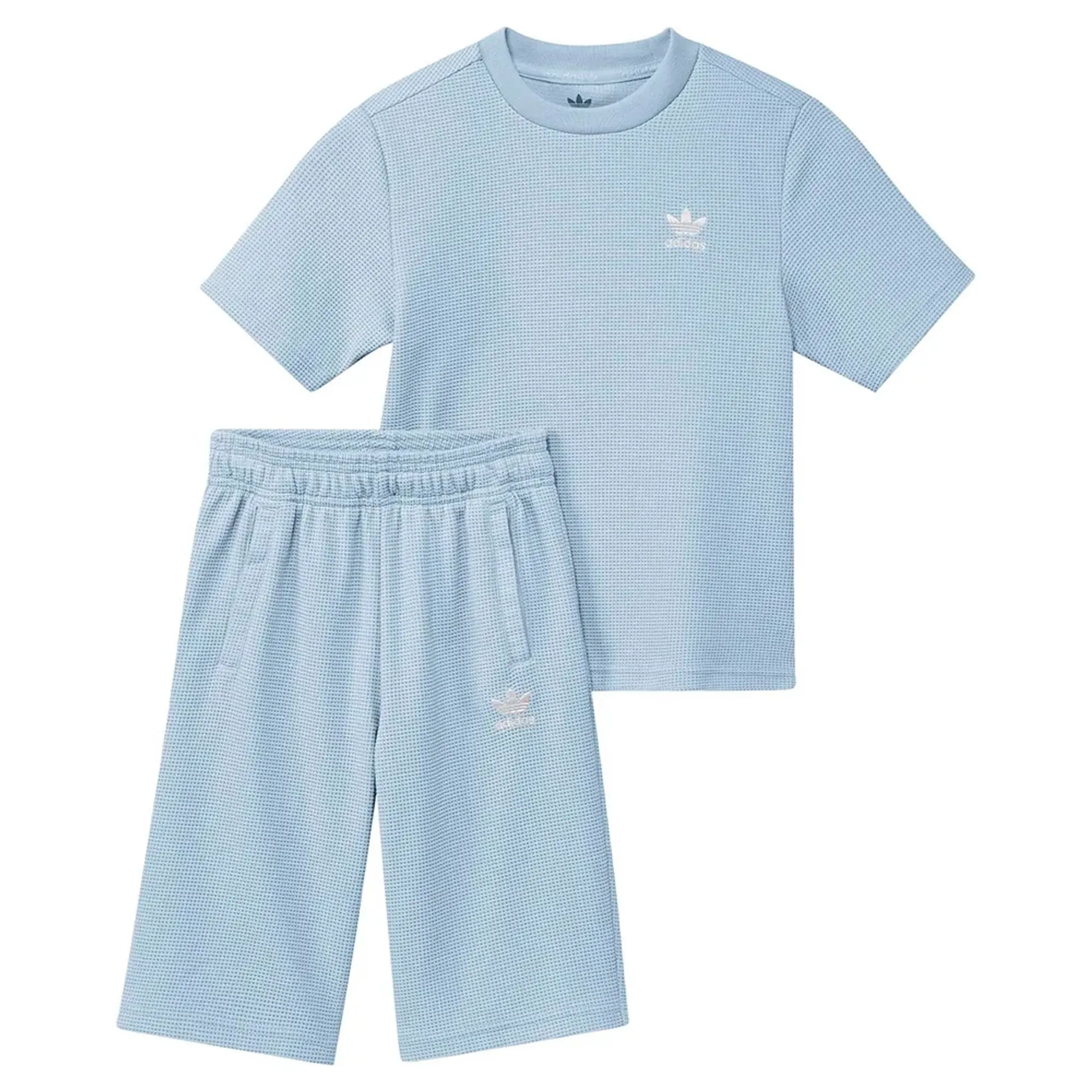 Adidas Originals Loose Waffle Short T-shirt Set