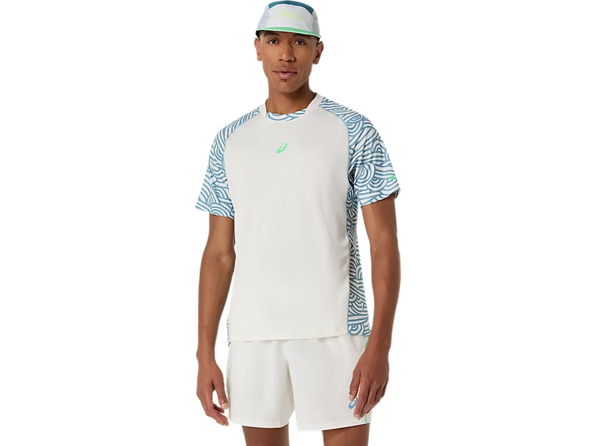 Asics Padel Court All Over Print Ss Top