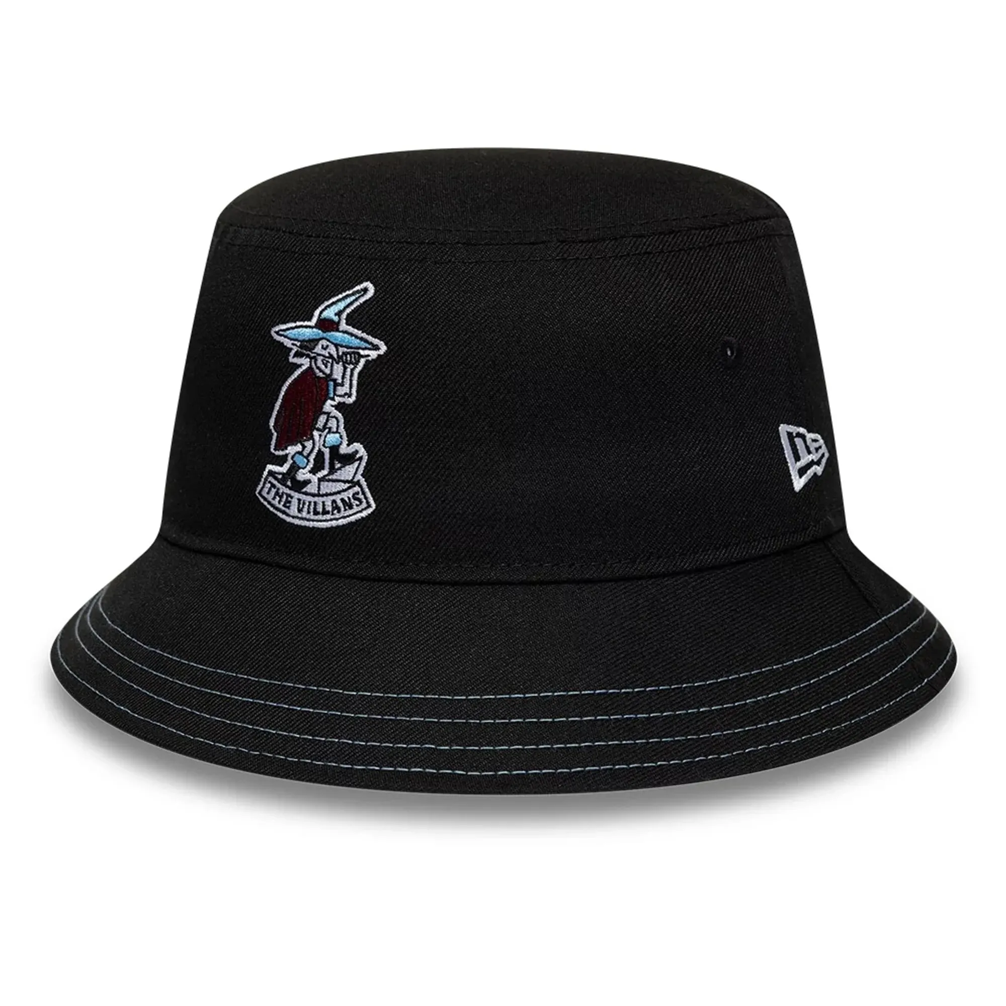Aston Villa FC The Villans Black Bucket Hat New Era Cap adult unisex