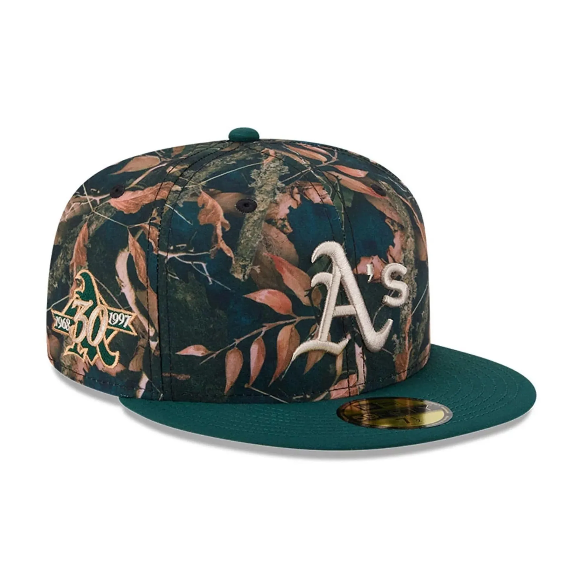 Athletics MLB Leaves Dark Green 59FIFTY Fitted Cap New Era Cap adult unisex