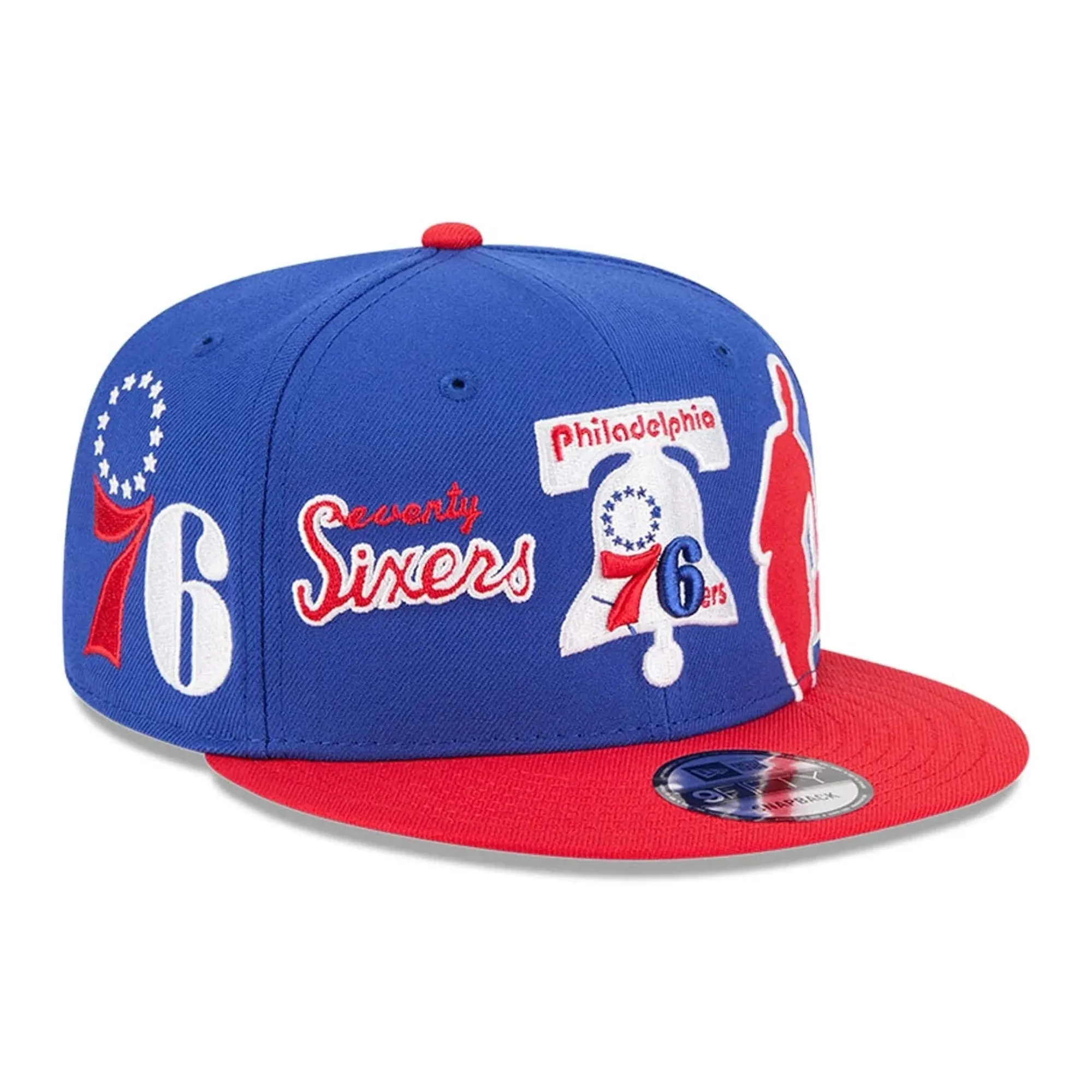 76ers NBA Hardwood Classic ASG Blue 9FIFTY Snapback Adjustable Cap New Era Cap adult unisex