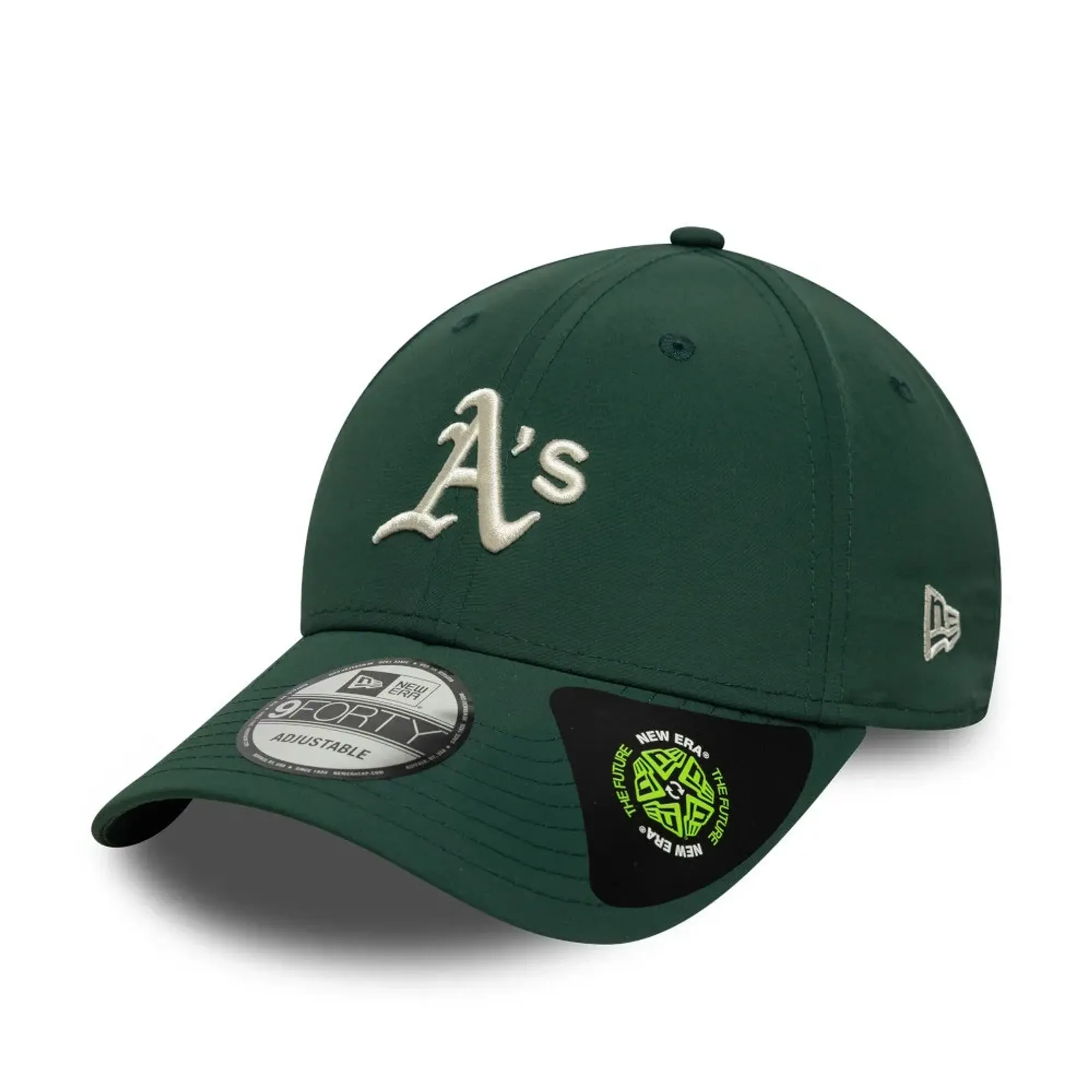 Athletics MLB Recycled Midi Dark Green 9FORTY Cap New Era Cap adult unisex
