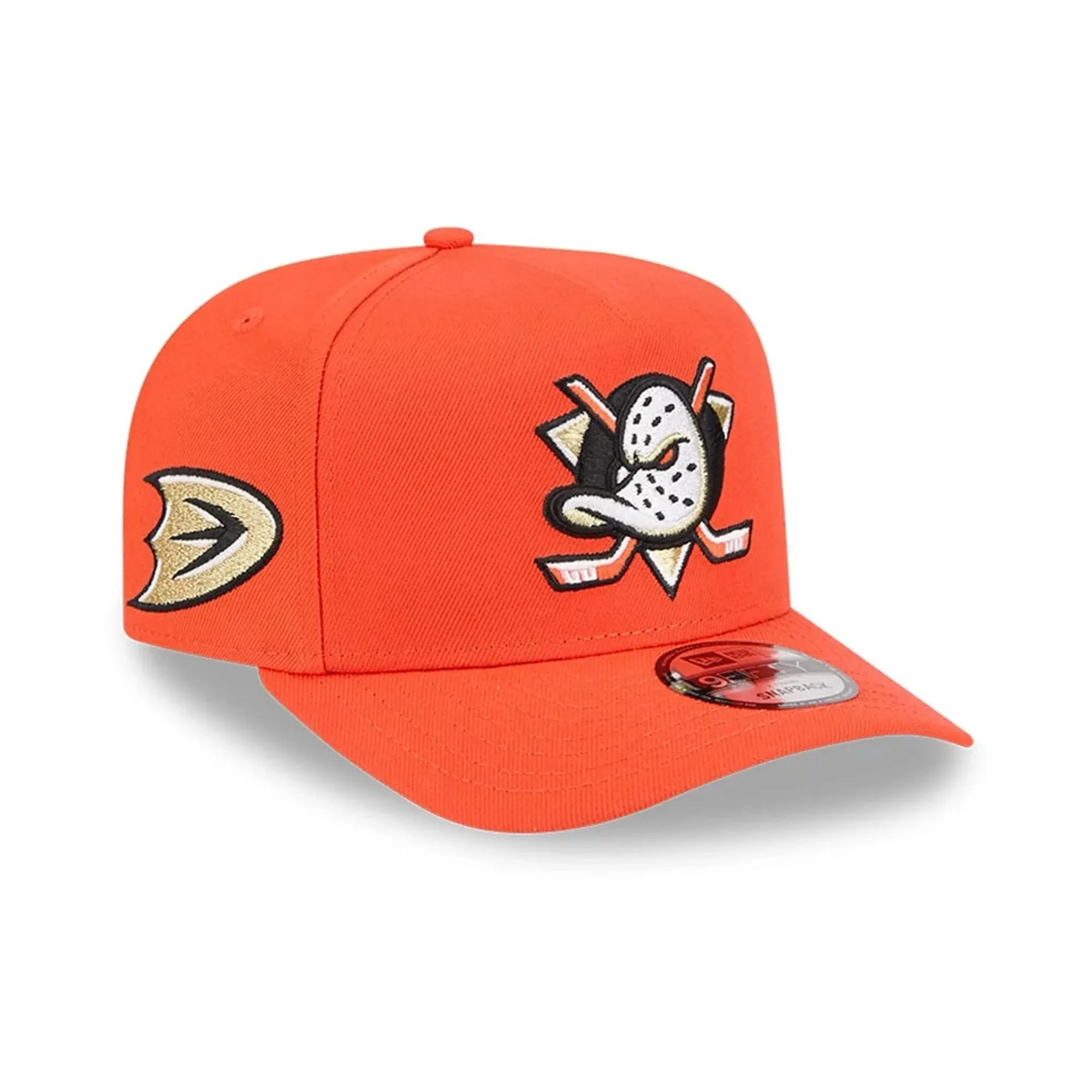 Anaheim Ducks NHL Evergreen Orange 9FIFTY A-Frame Snapback Adjustable Cap New Era Cap adult unisex