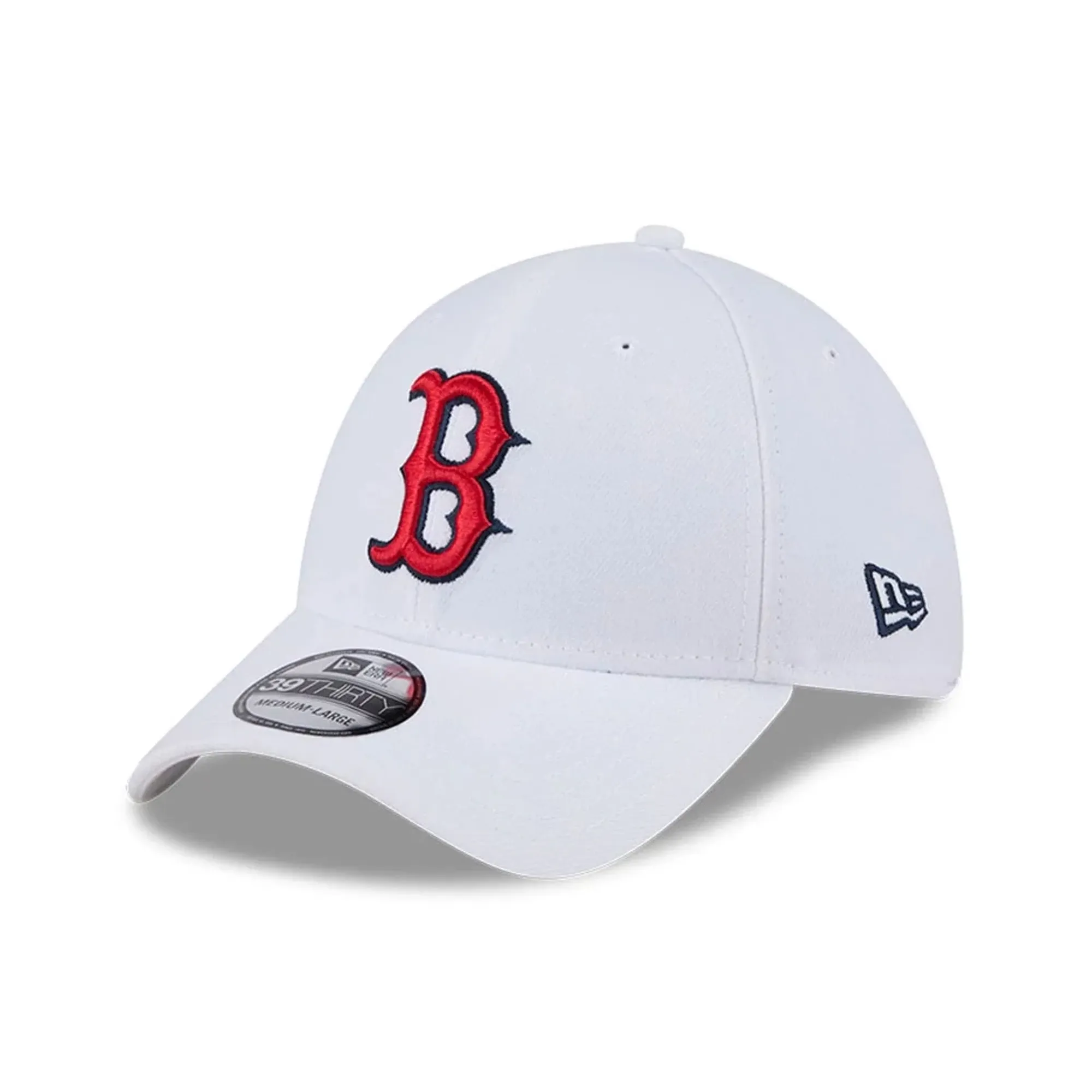 Boston Red Sox MLB Evergreen White 39THIRTY Stretch Fit Cap New Era Cap adult unisex