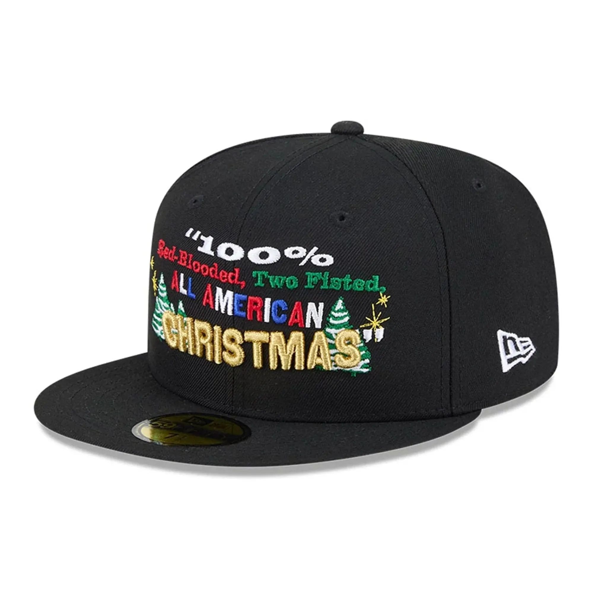 A Christmas Story Warner Brothers Black 59FIFTY Fitted Cap New Era Cap adult unisex