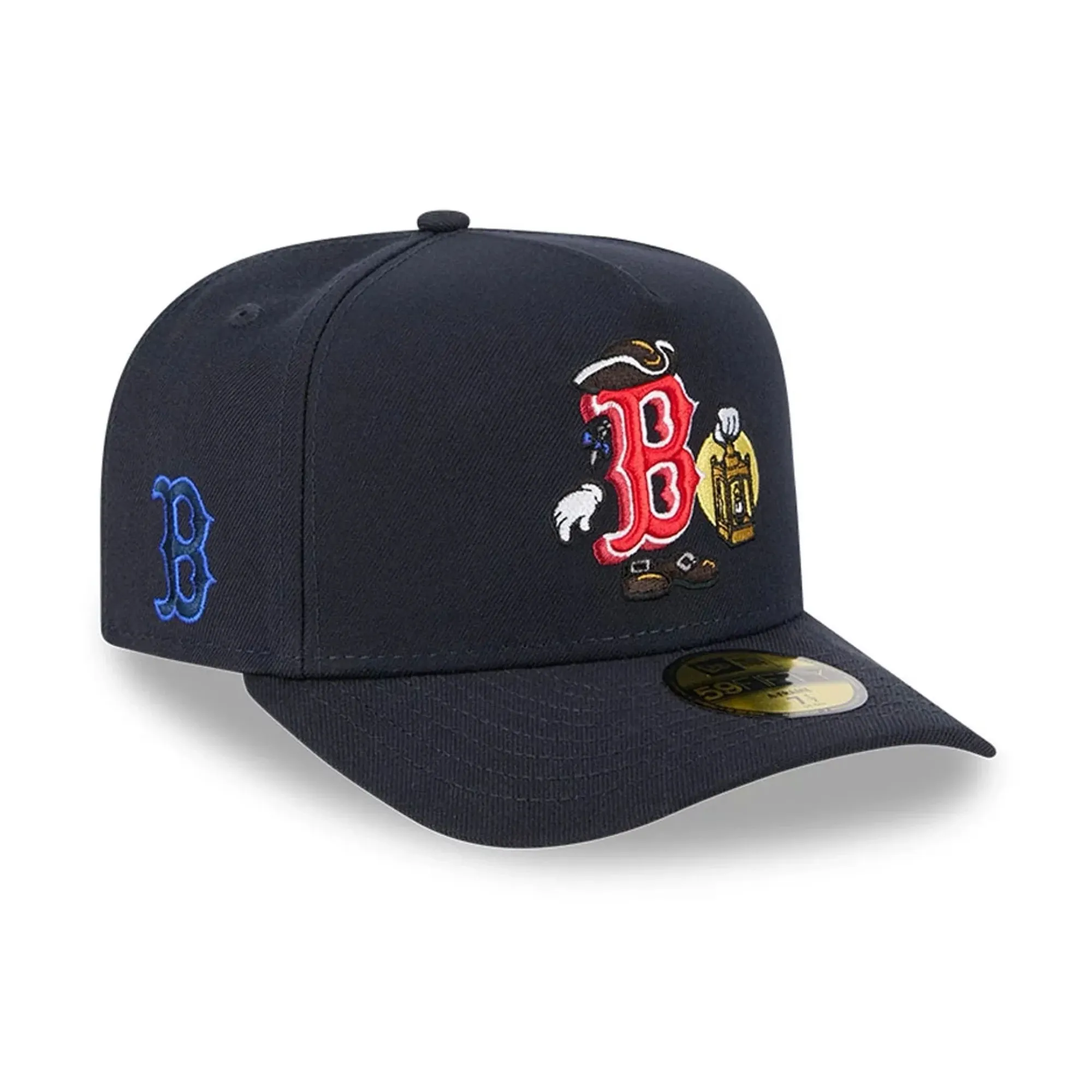 Boston Red Sox MLB Cartoon Navy 59FIFTY A-Frame Fitted Cap New Era Cap adult unisex