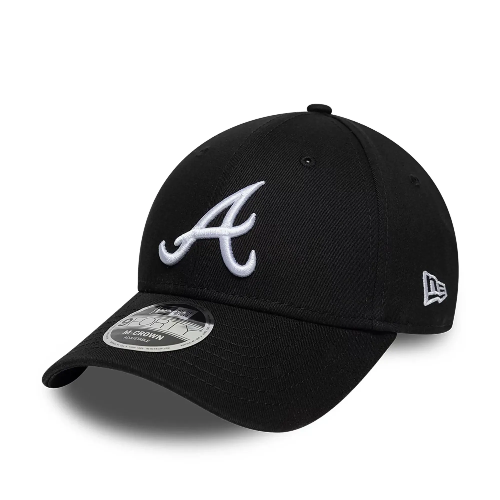 Atlanta Braves MLB Black 9FORTY M-Crown Adjustable Cap New Era Cap adult unisex