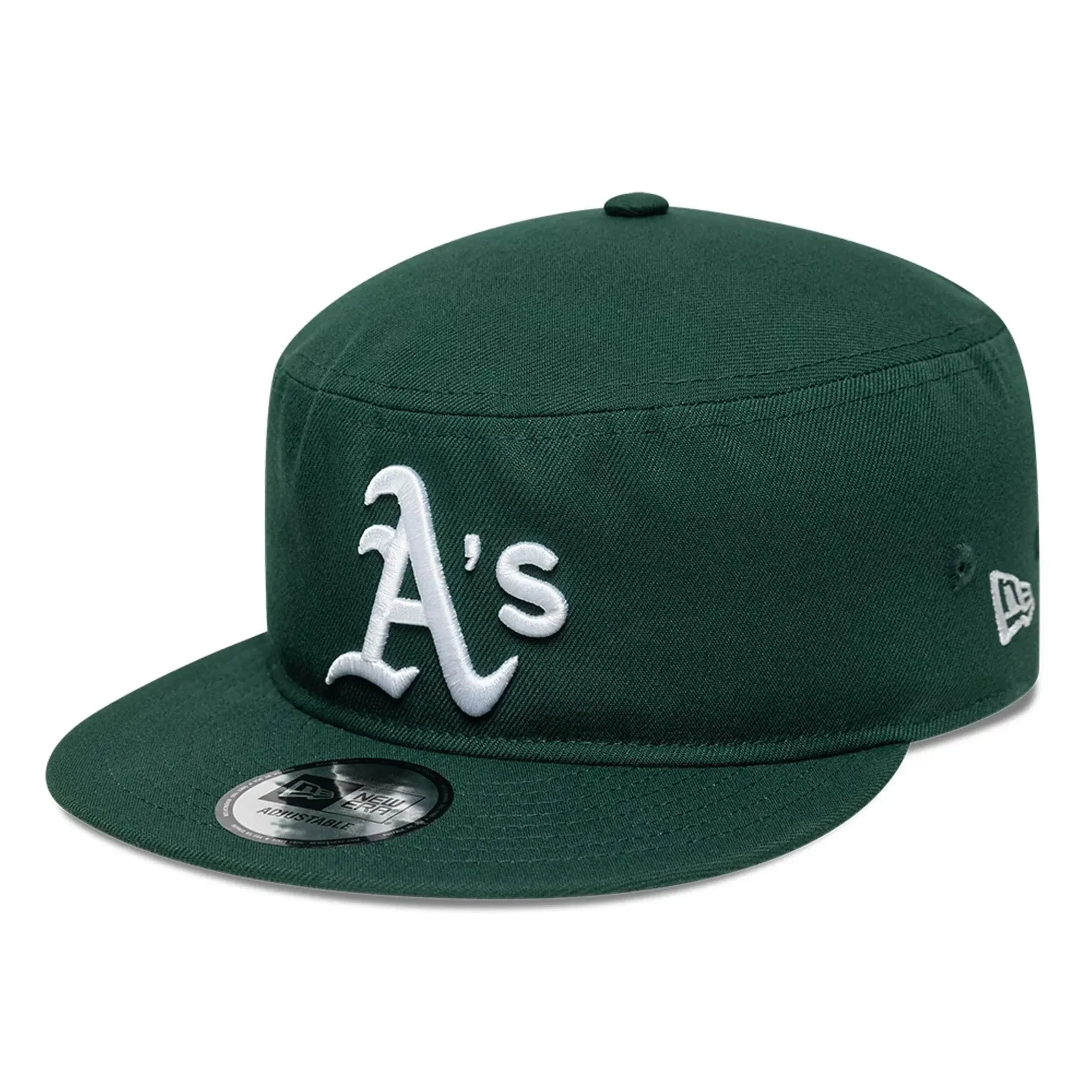 Athletics MLB Poly Dark Green Pillbox Adjustable Cap New Era Cap adult unisex