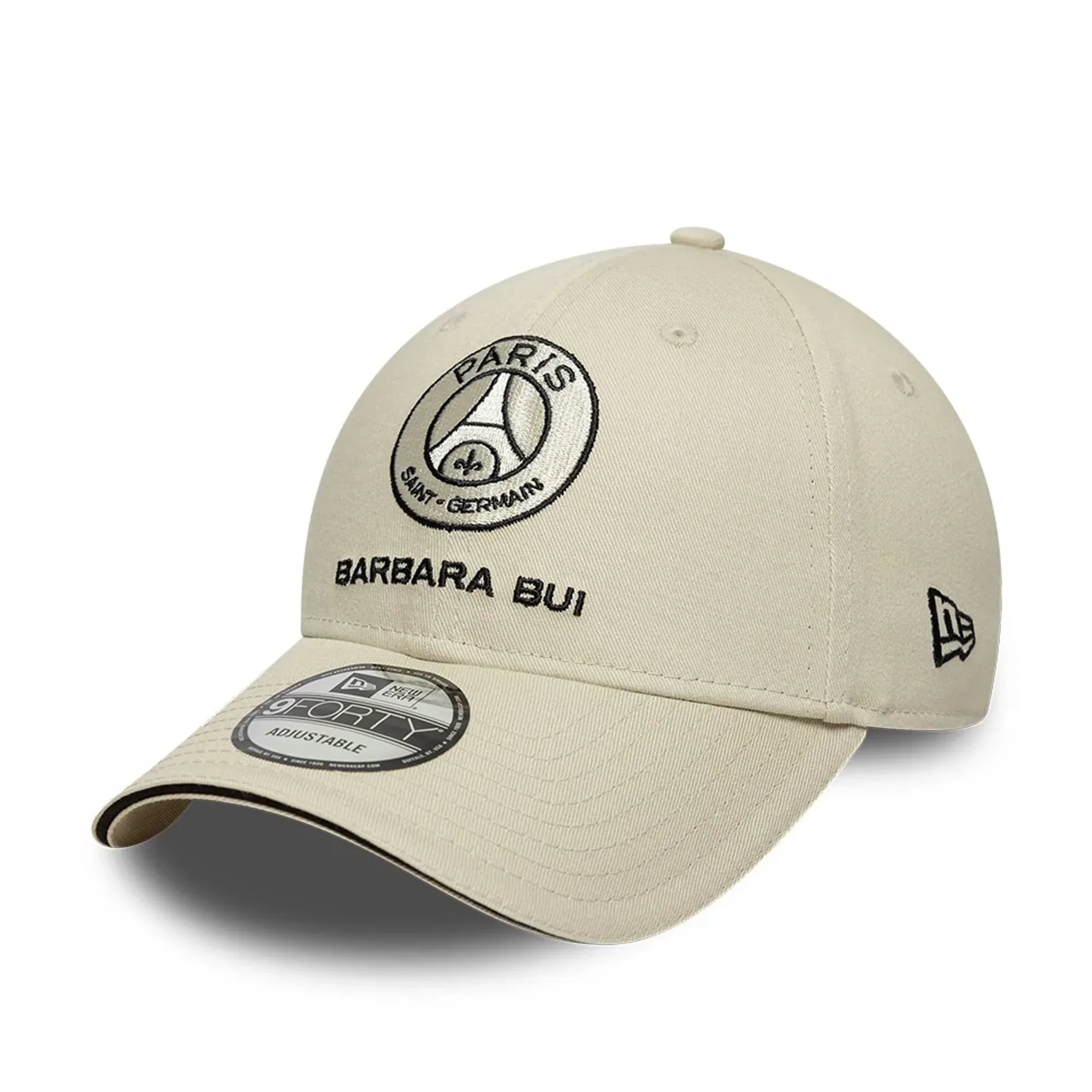Barbara Bui x Paris Saint Germain Light Beige 9FORTY Adjustable Cap New Era Cap adult unisex