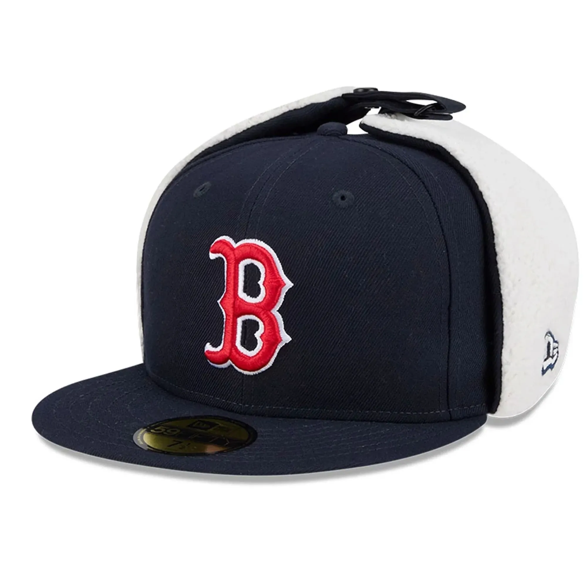 Boston Red Sox MLB Classic Navy Dogear 59FIFTY Fitted Cap New Era Cap adult unisex
