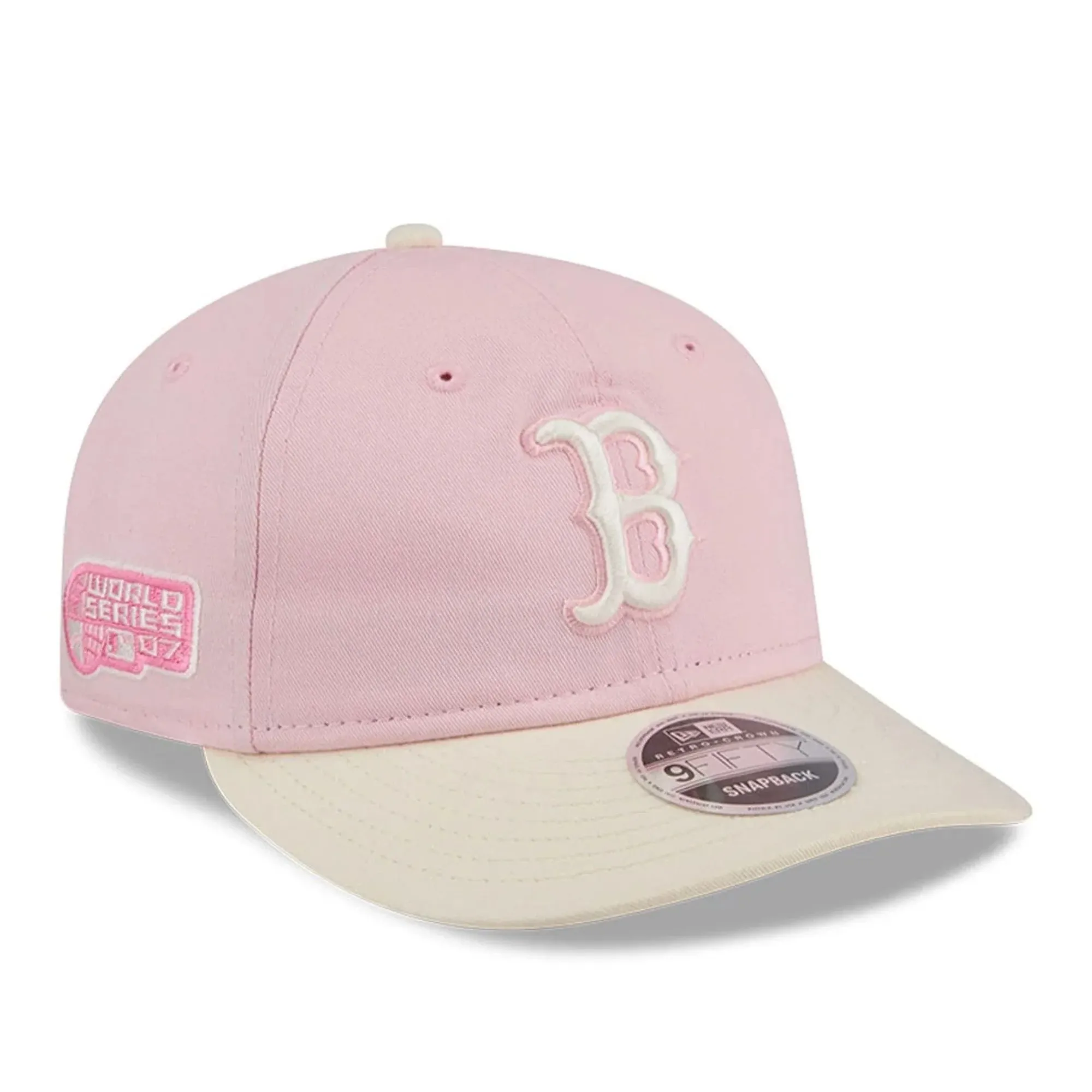 Boston Red Sox MLB Washed Tie Dye Pastel Pink 9FIFTY Snapback Adjustable Cap New Era Cap adult unisex