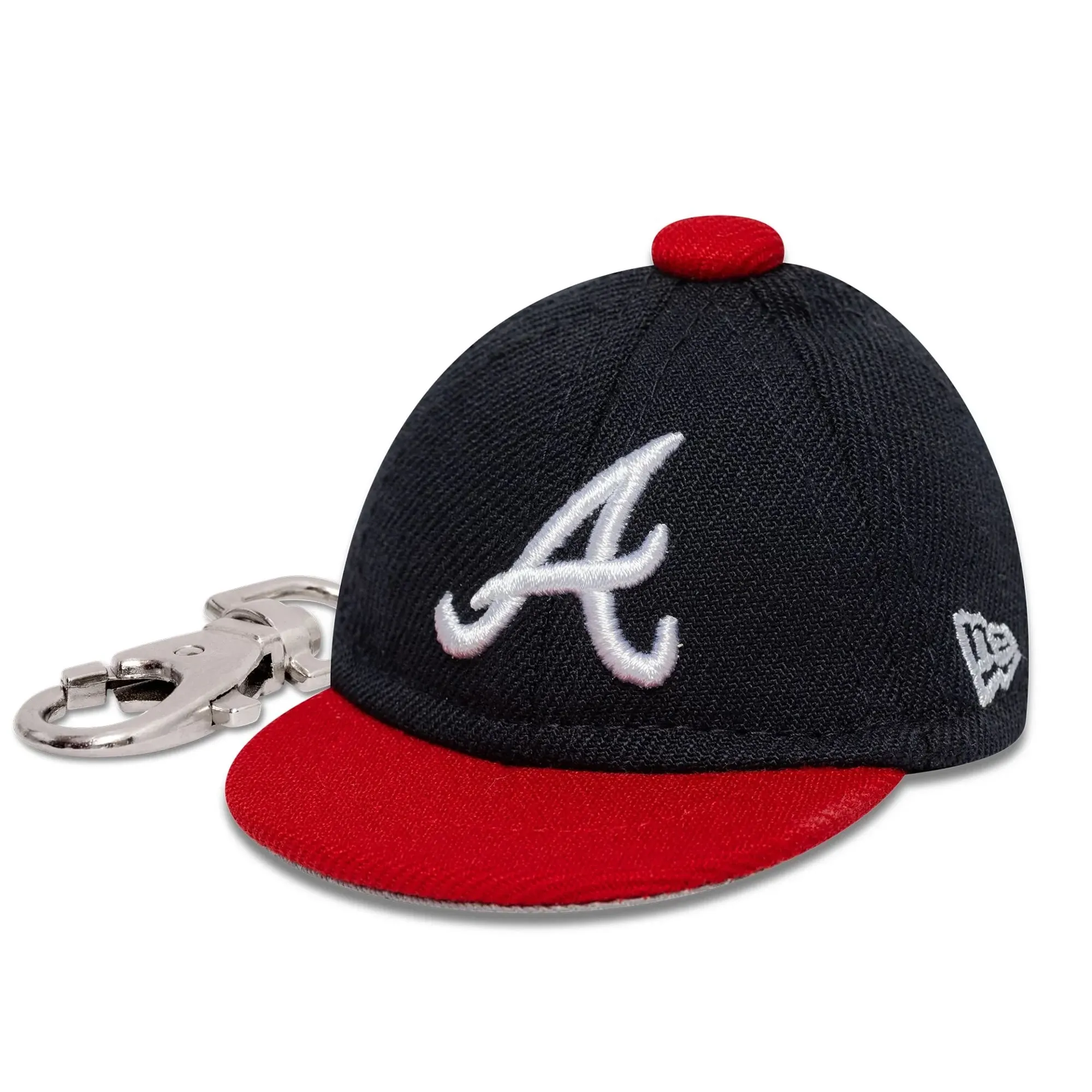 Atlanta Braves MLB Mini Cap Navy Key Chain New Era Cap adult unisex