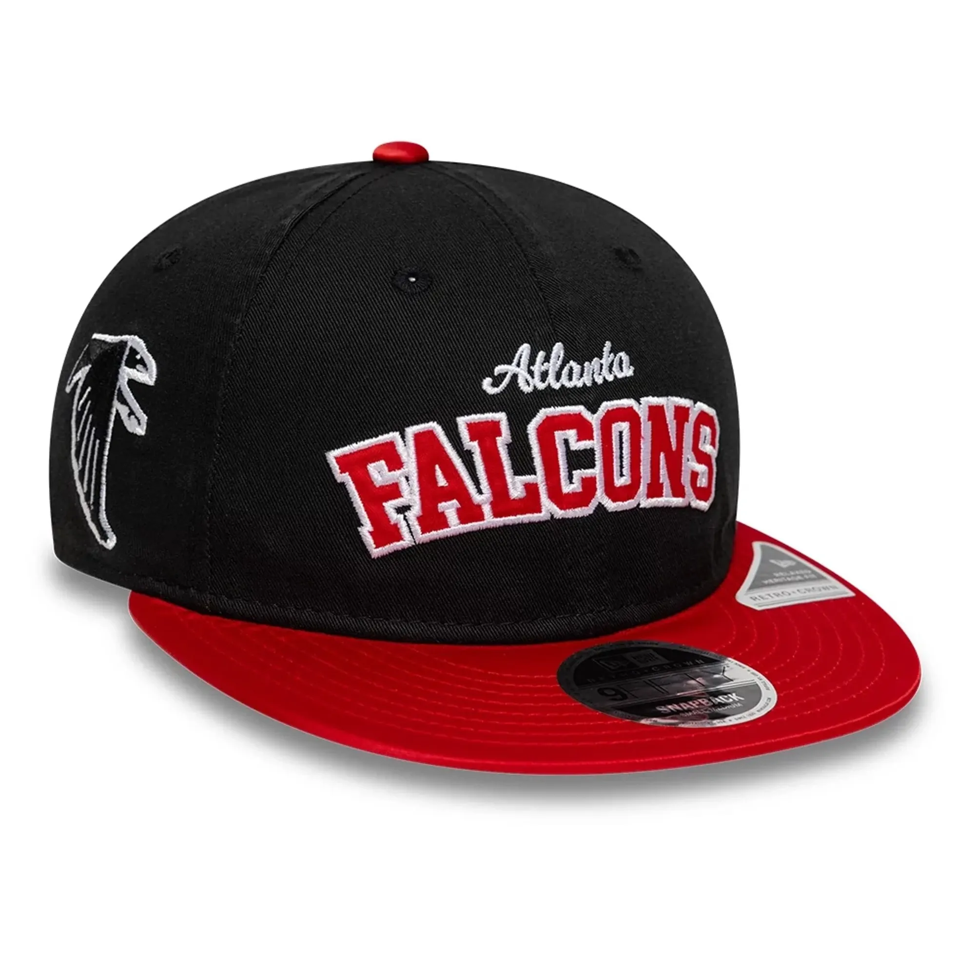 Atlanta Falcons NFL Historic Black Retro Crown 9FIFTY Adjustable Cap New Era Cap adult unisex