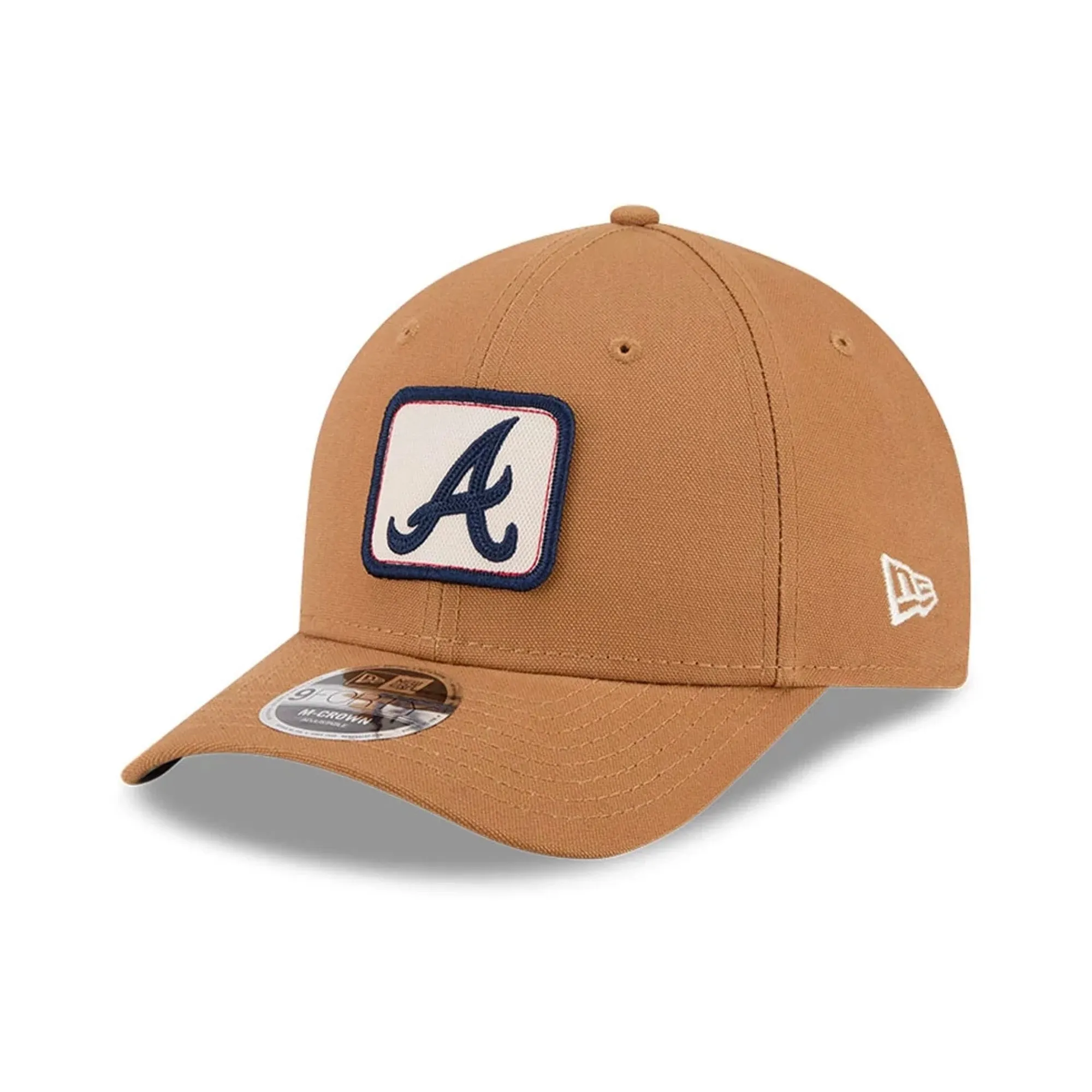 Atlanta Braves MLB Team Choice Beige 9FORTY M-Crown Adjustable Cap New Era Cap adult unisex