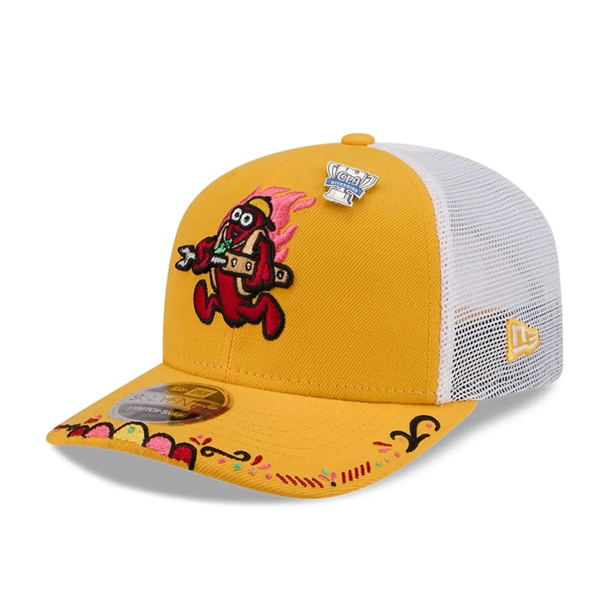 Ducks MiLB La Copa 2026 Dark Yellow 9SEVENTY Stretch Snap Adjustable Cap New Era Cap adult unisex