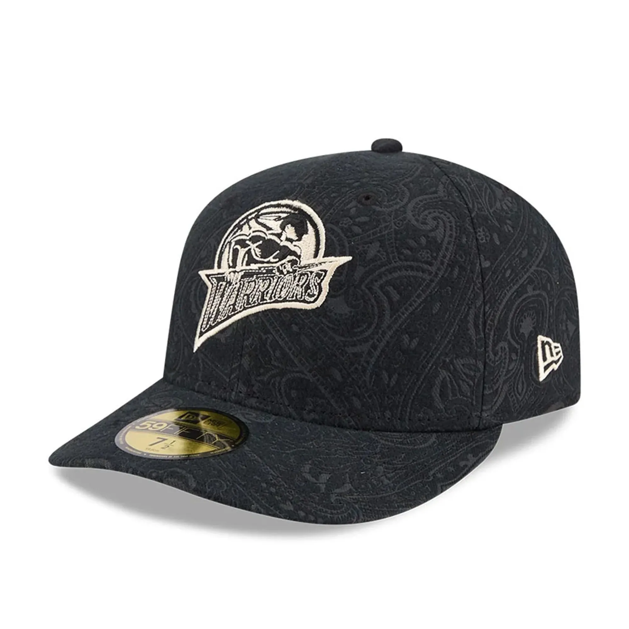 Golden State Warriors NBA Brushed Cotton Black 59FIFTY Fitted Cap New Era Cap adult unisex
