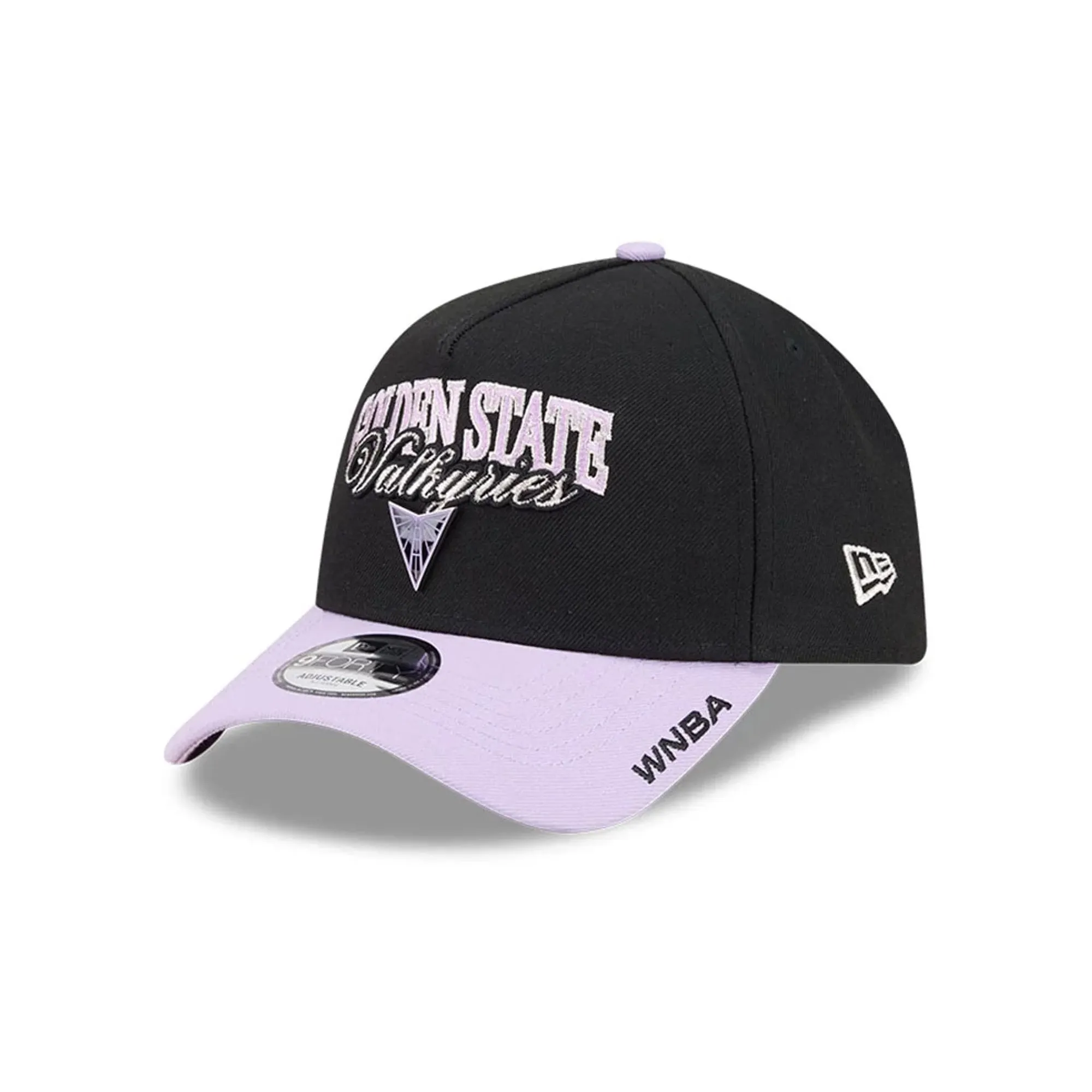 Golden State Valkyries WNBA Tip Off 2026 Black 9FORTY A-Frame Adjustable Cap New Era Cap adult unisex