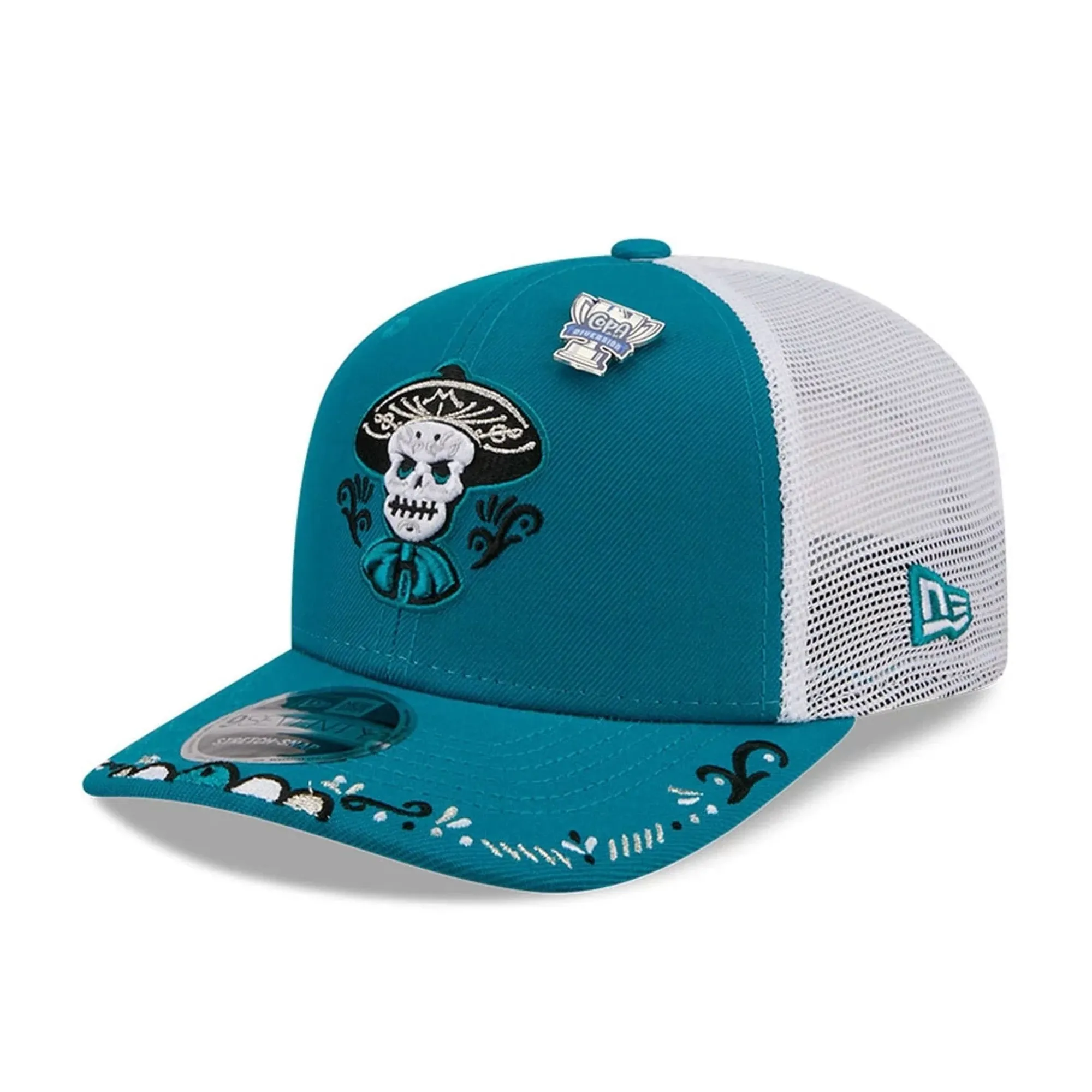 Isotopes MiLB La Copa 2026 Turquoise 9SEVENTY Stretch Snap Adjustable Cap New Era Cap adult unisex