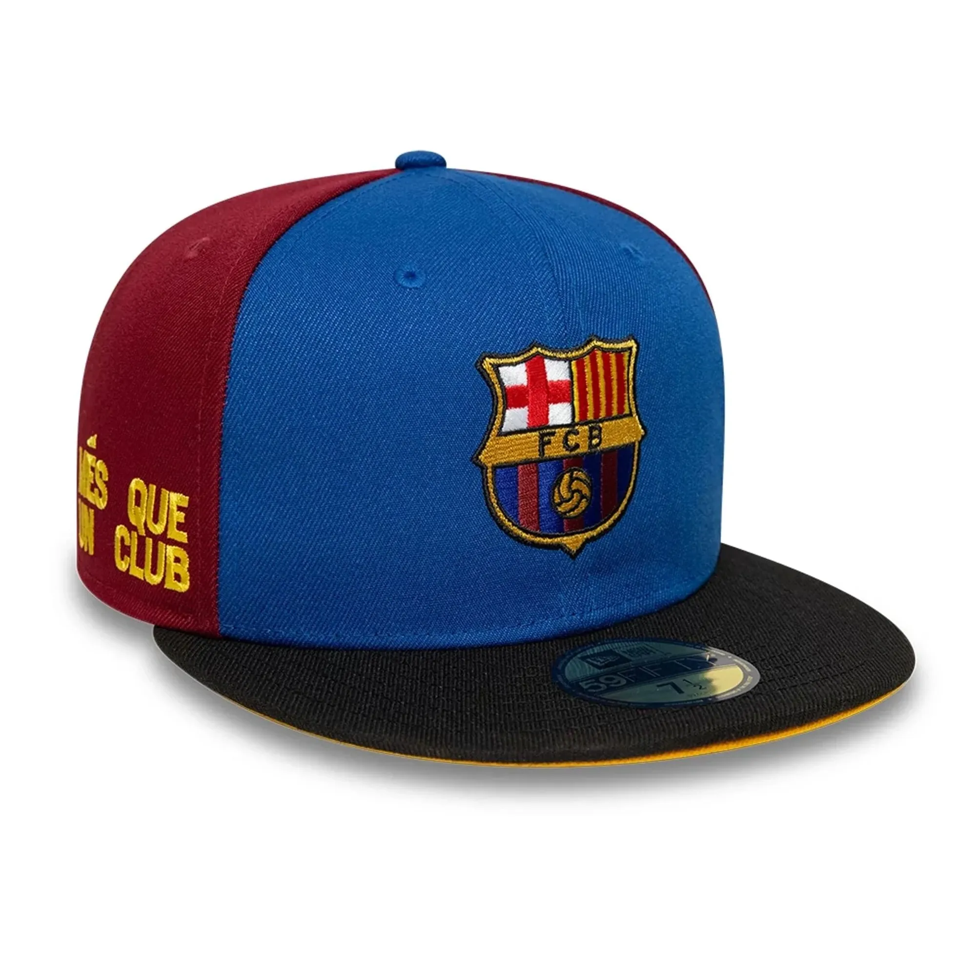 FC Barcelona Mes Que Un Dark Red 59FIFTY Fitted Cap New Era Cap adult unisex