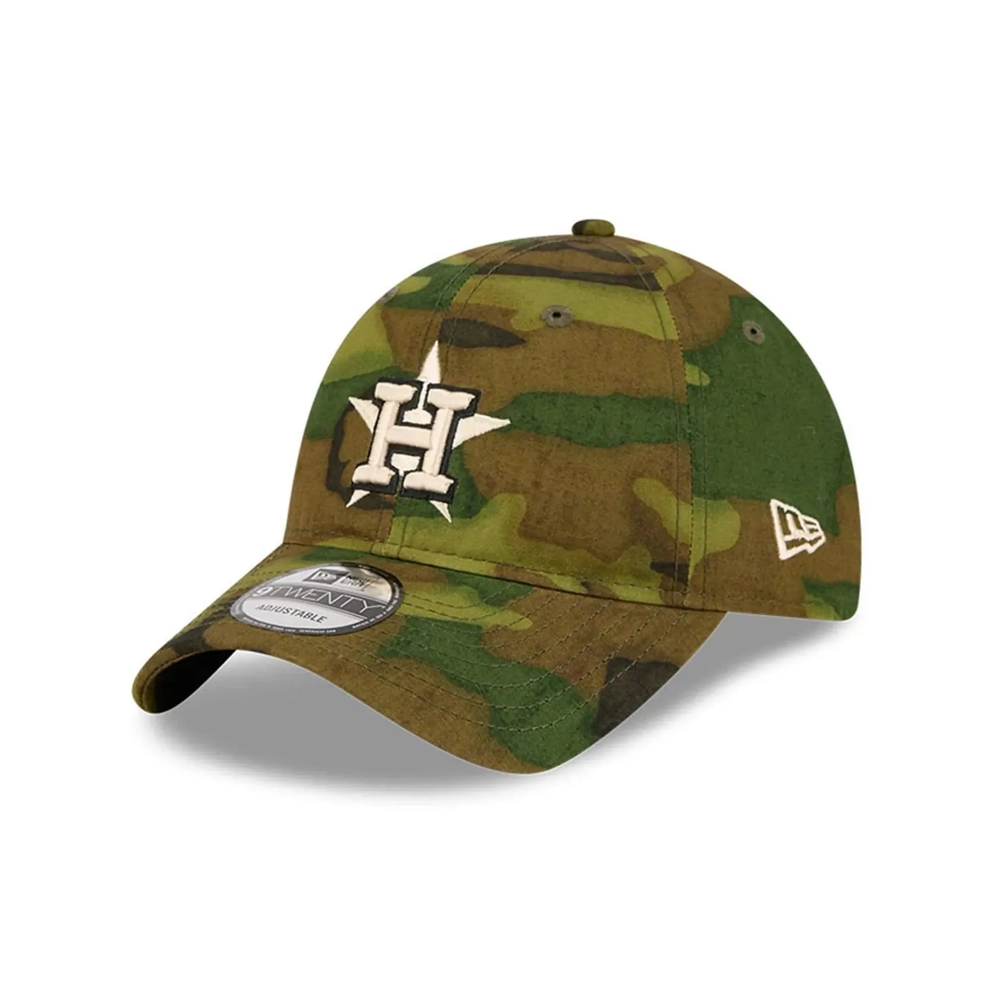 Houston Astros MLB Ripstop Camo 9TWENTY Adjustable Cap New Era Cap adult unisex
