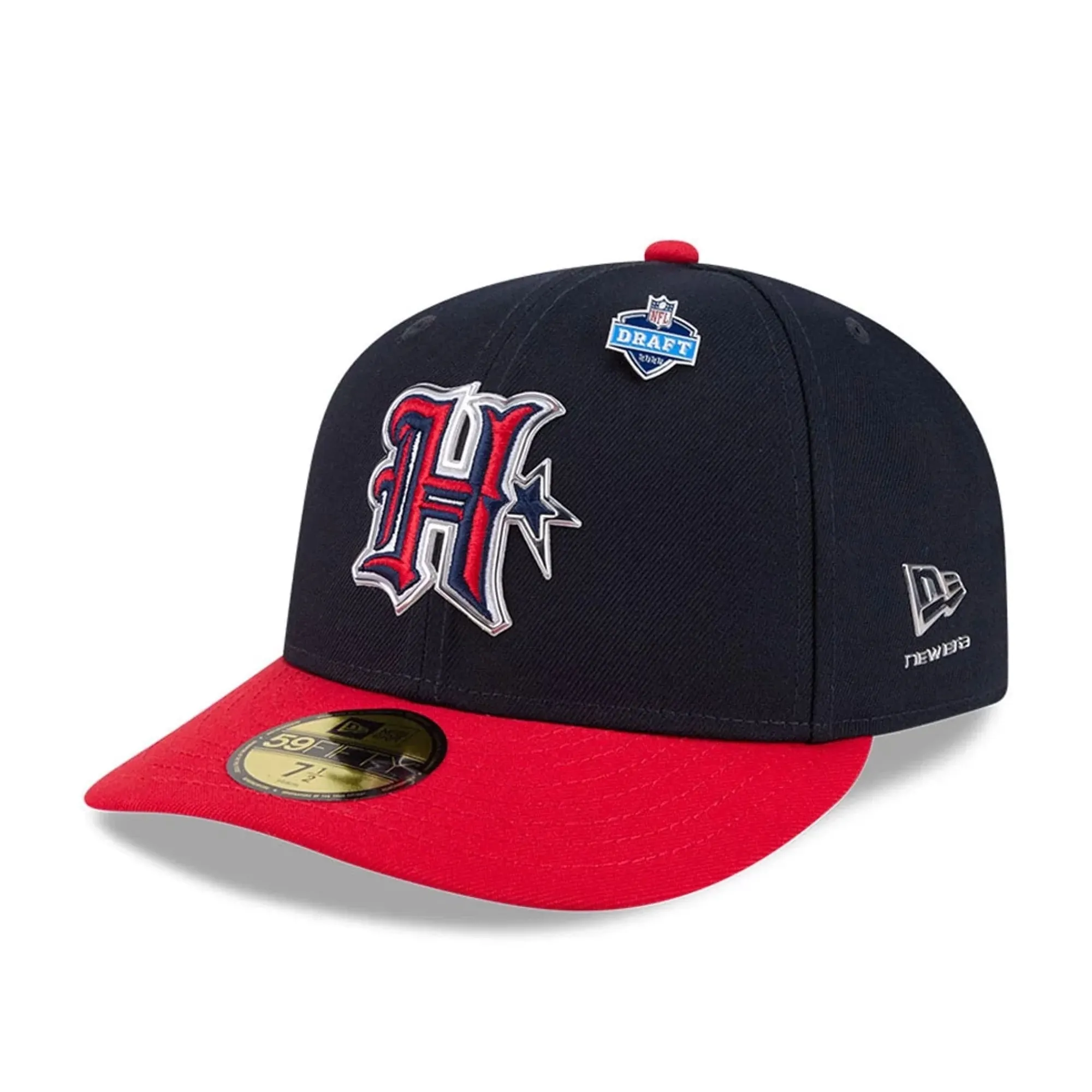 Houston Texans NFL Draft 2026 Navy 59FIFTY Fitted Cap New Era Cap adult unisex