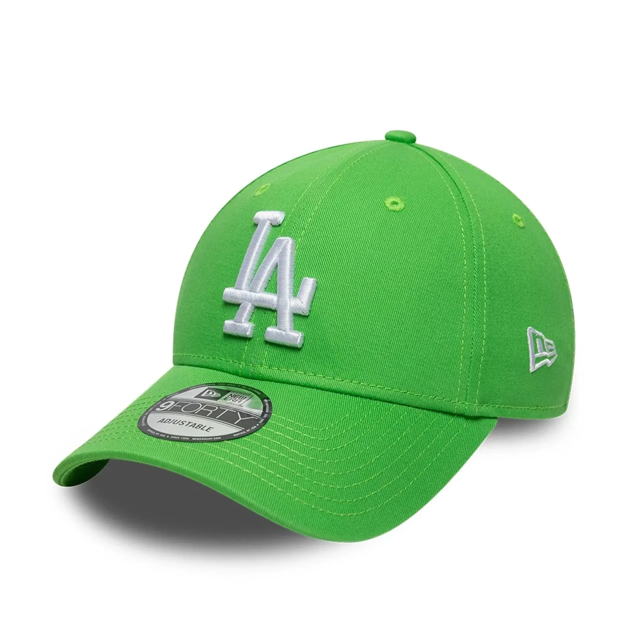LA Dodgers MLB League Essential Open Green 9FORTY Adjustable Cap New Era Cap adult unisex