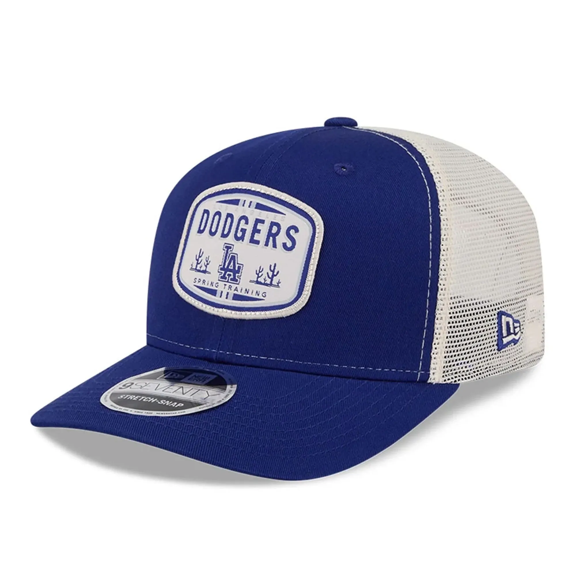 LA Dodgers MLB Patch Dark Blue 9SEVENTY Stretch Snap Adjustable Cap New Era Cap adult unisex
