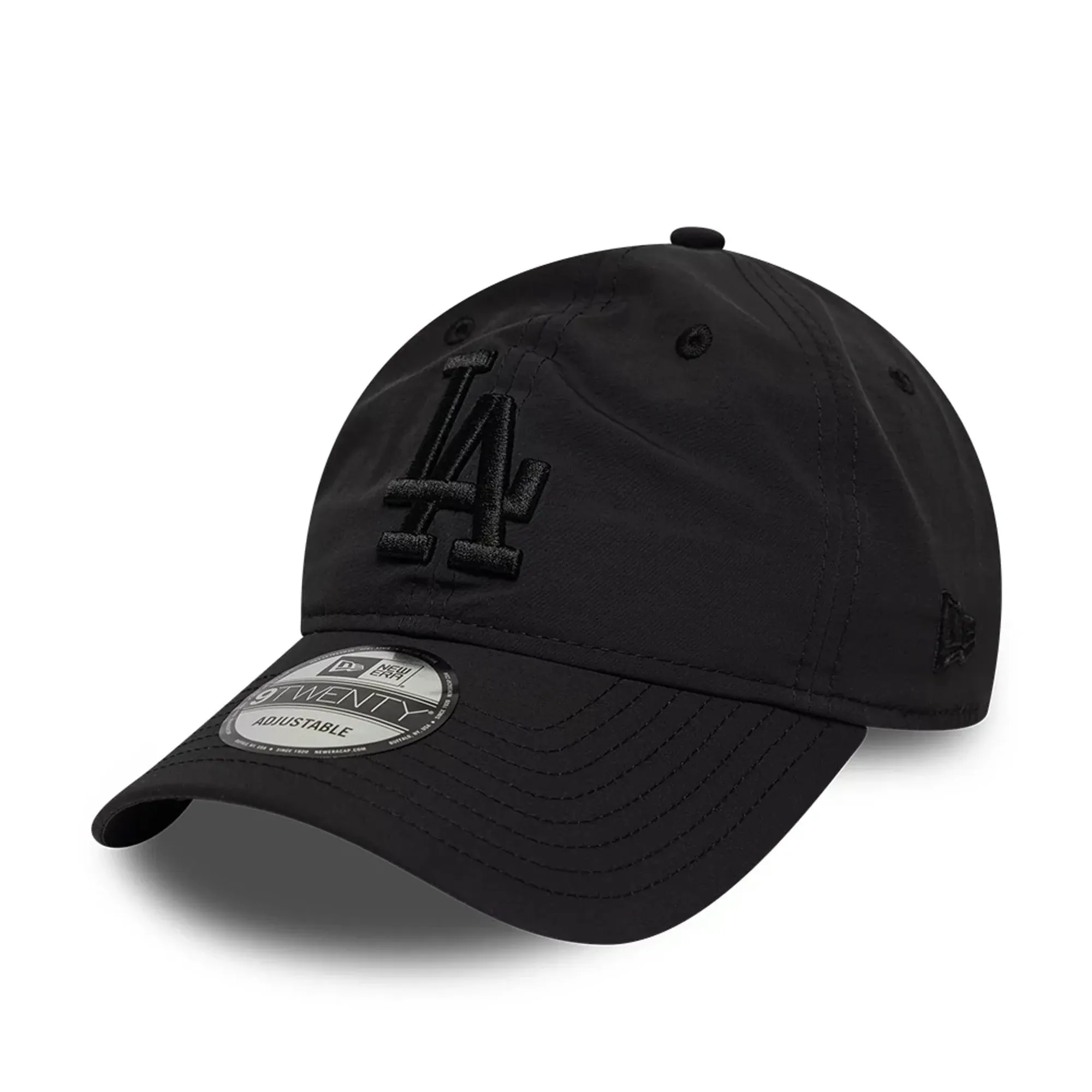 LA Dodgers MLB Recycled Black On Black 9TWENTY Adjustable Cap New Era Cap adult unisex