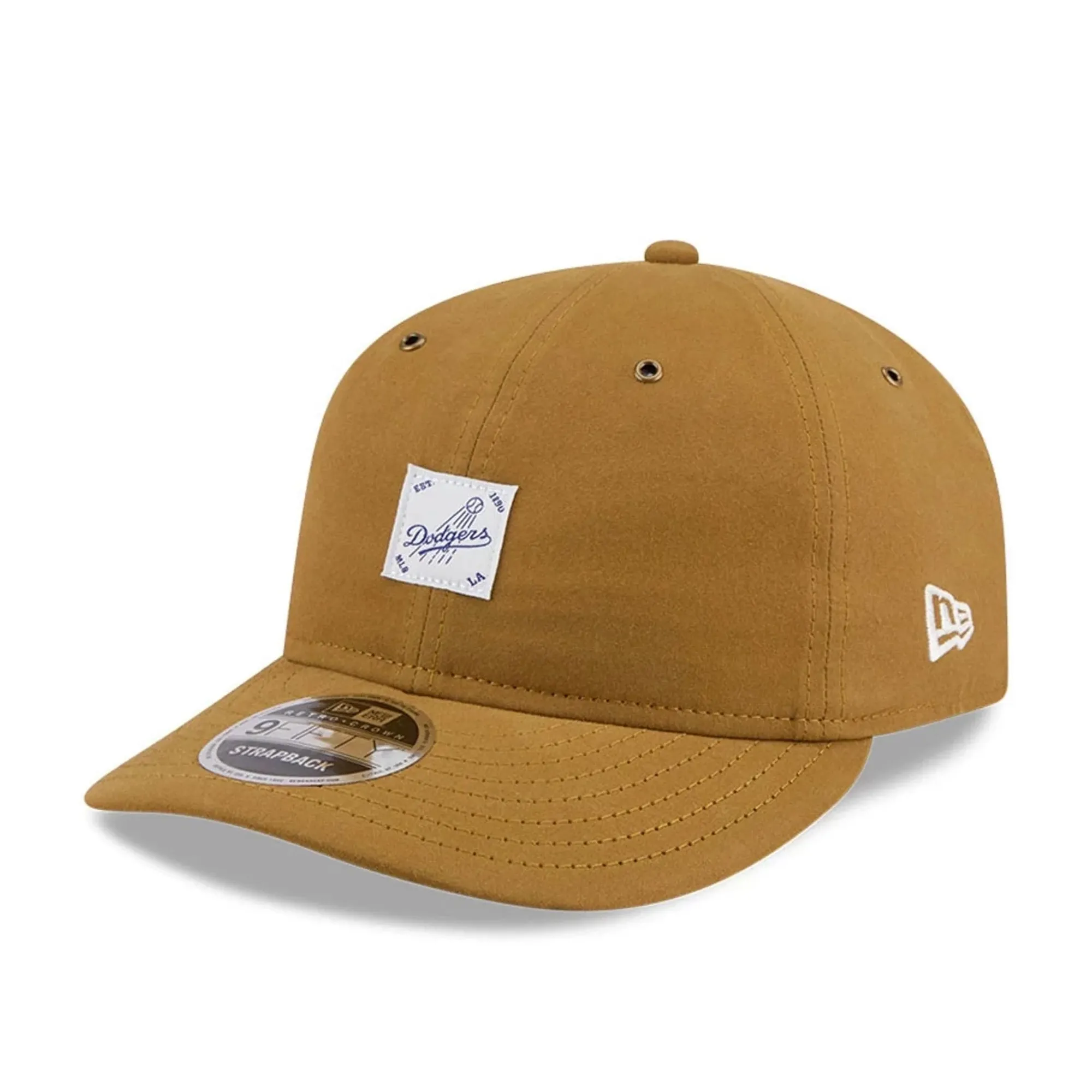 LA Dodgers MLB Brushed Dark Beige Retro Crown 9FIFTY Adjustable Cap New Era Cap adult unisex
