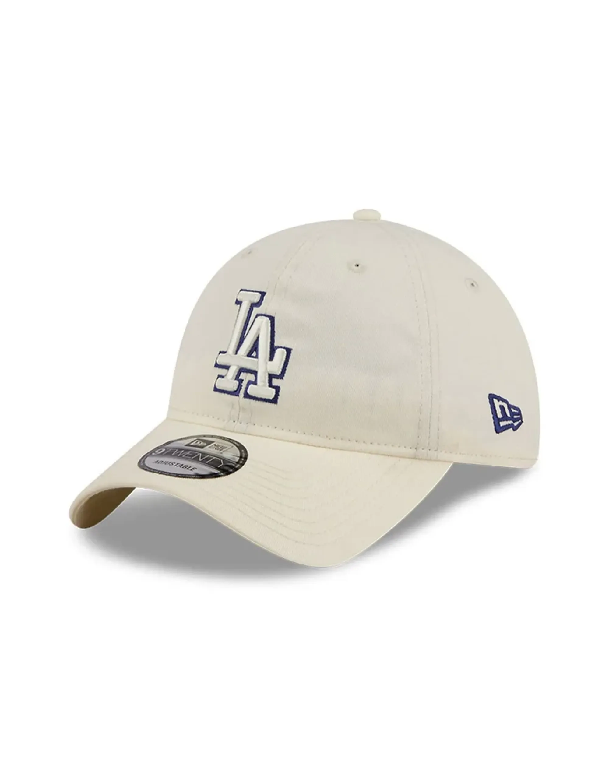 New Era Cap New Era La Dodgers 9Twenty Logo Cap With Side Patch In White