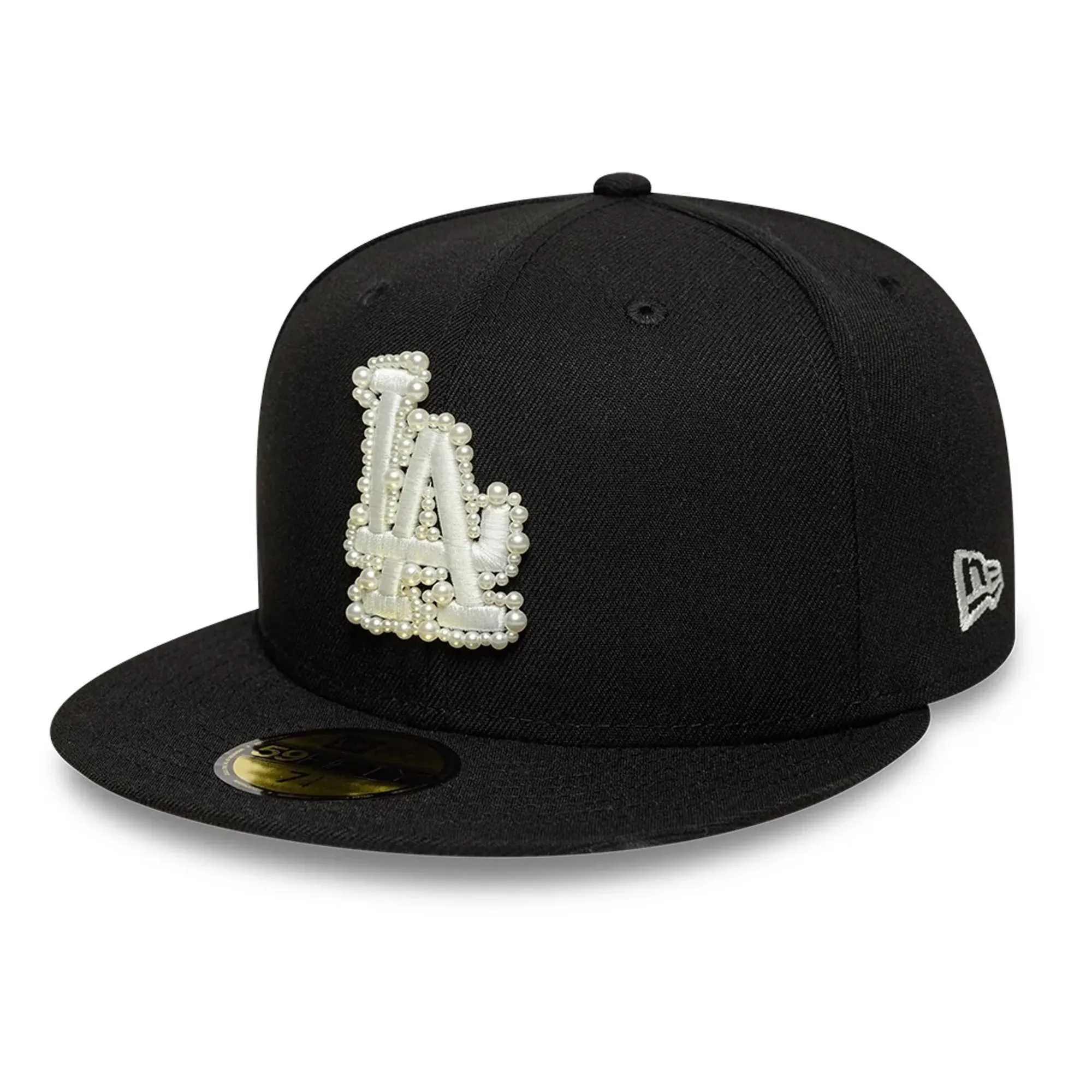 LA Dodgers MLB Faux Pearl Black 59FIFTY Fitted Cap New Era Cap adult unisex