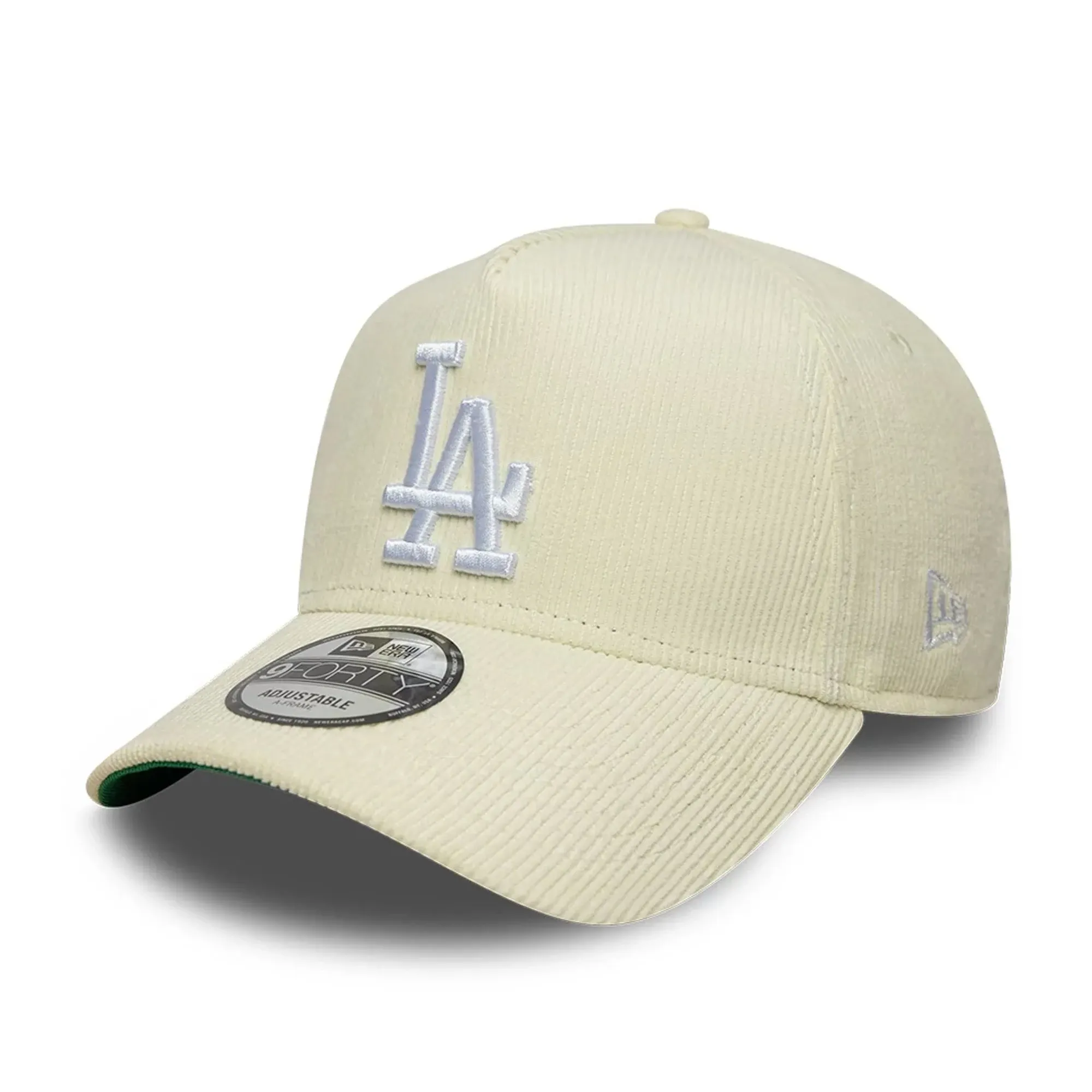 LA Dodgers MLB Cord Cream 9FORTY A-Frame Adjustable Cap New Era Cap adult unisex