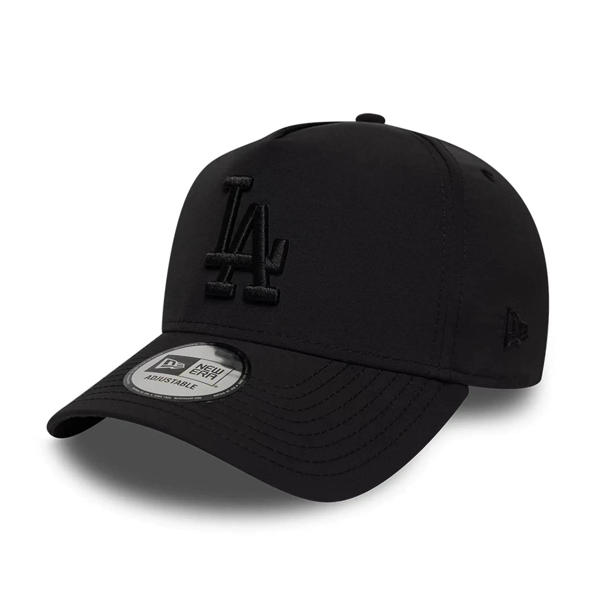 LA Dodgers MLB Recycled Black On Black 9FORTY E-Frame Adjustable Cap New Era Cap adult unisex