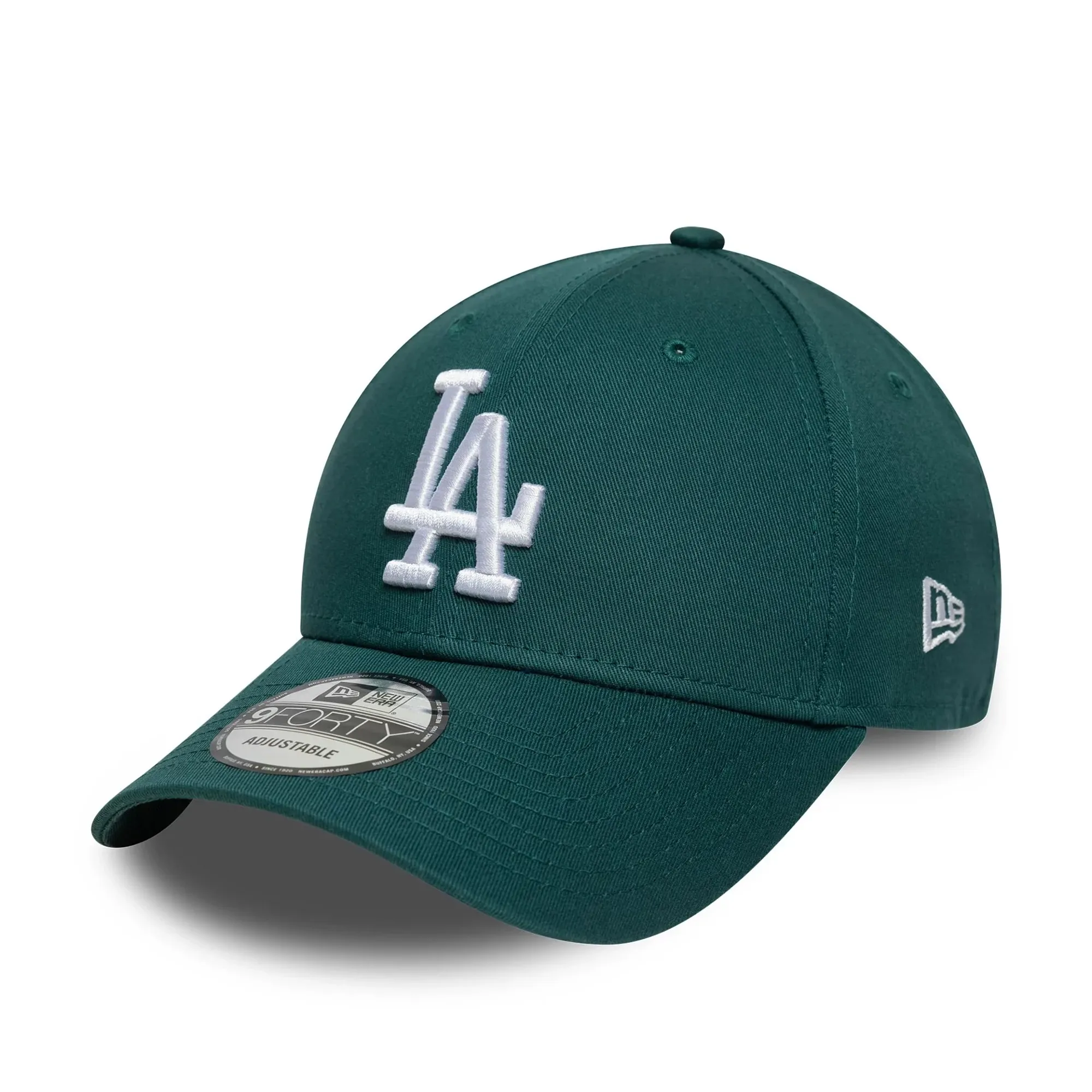 LA Dodgers MLB League Essential Dark Green 9FORTY Adjustable Cap New Era Cap adult unisex
