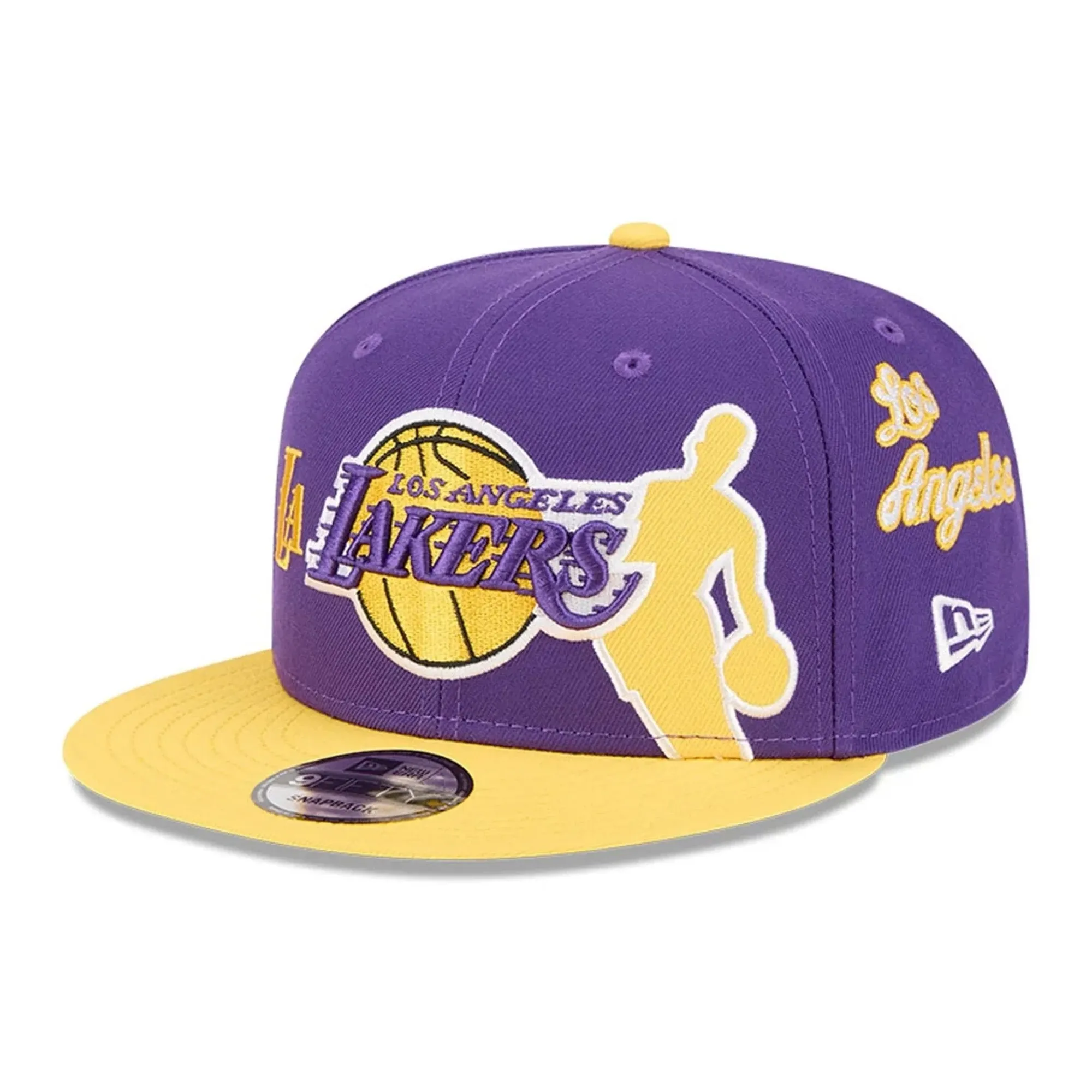 LA Lakers NBA Hardwood Classic ASG Purple 9FIFTY Snapback Adjustable Cap New Era Cap adult unisex