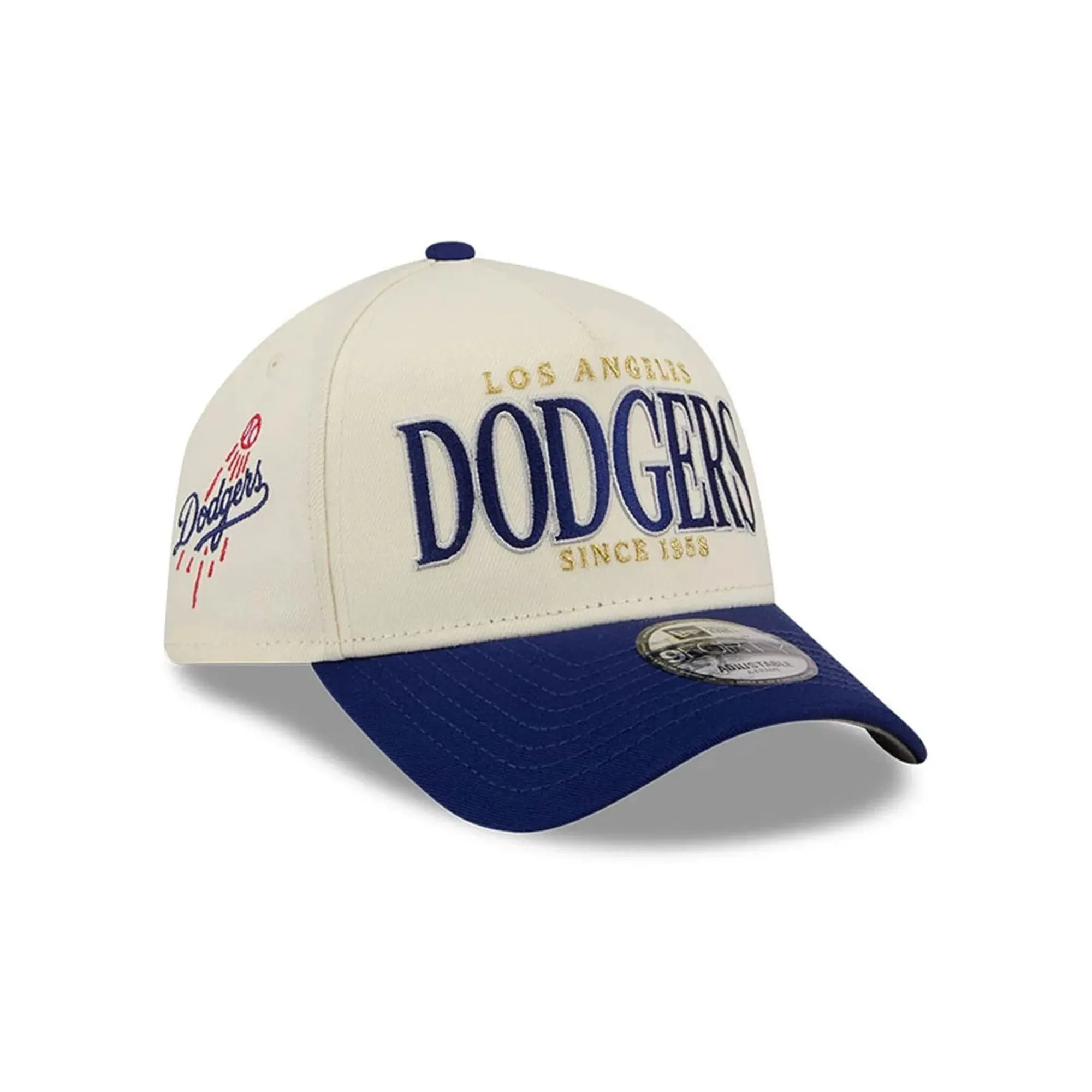 LA Dodgers MLB Opening Day Cream 9FORTY A-Frame Adjustable Cap New Era Cap adult unisex