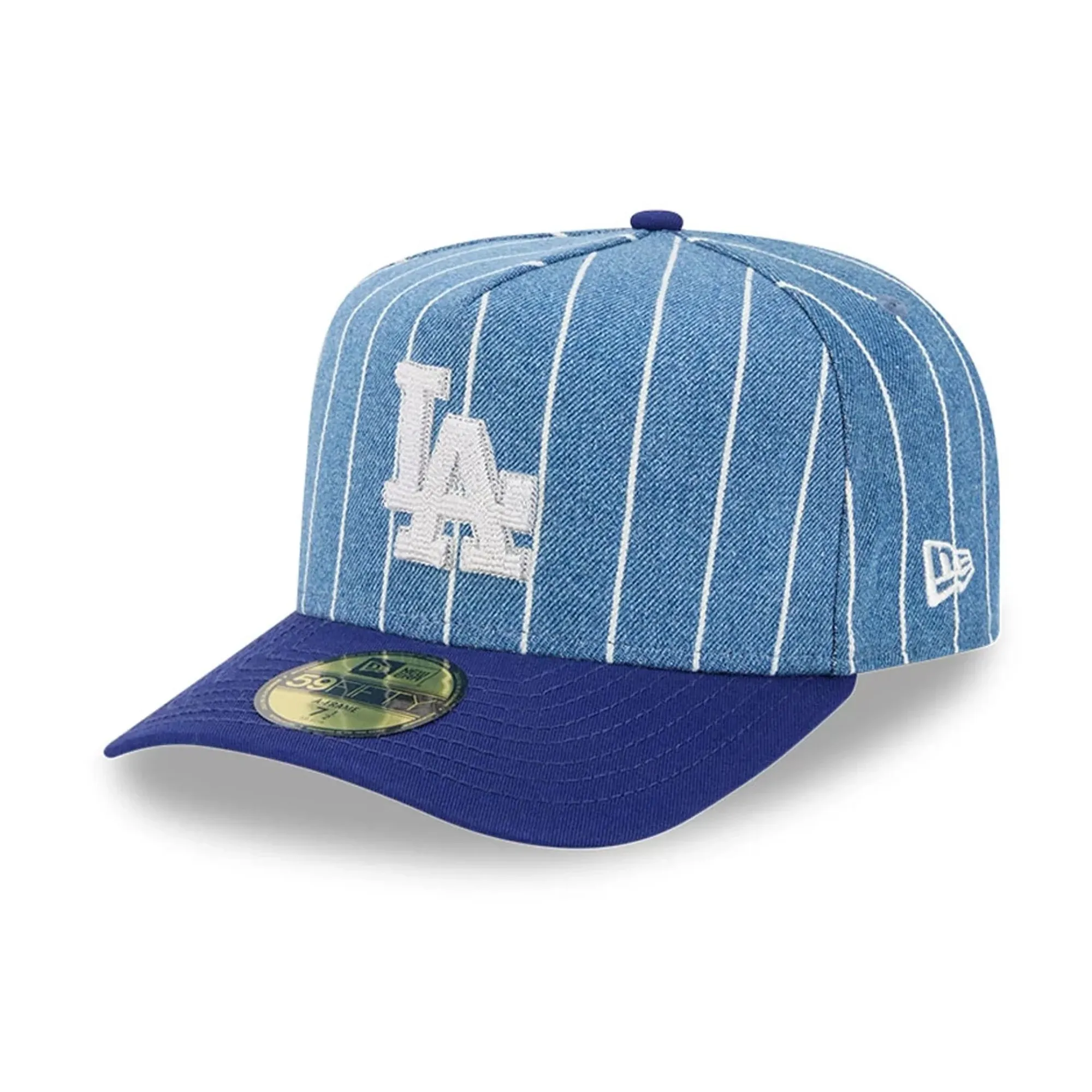 LA Dodgers MLB Parallel Dark Blue 59FIFTY A-Frame Fitted Cap New Era Cap adult unisex