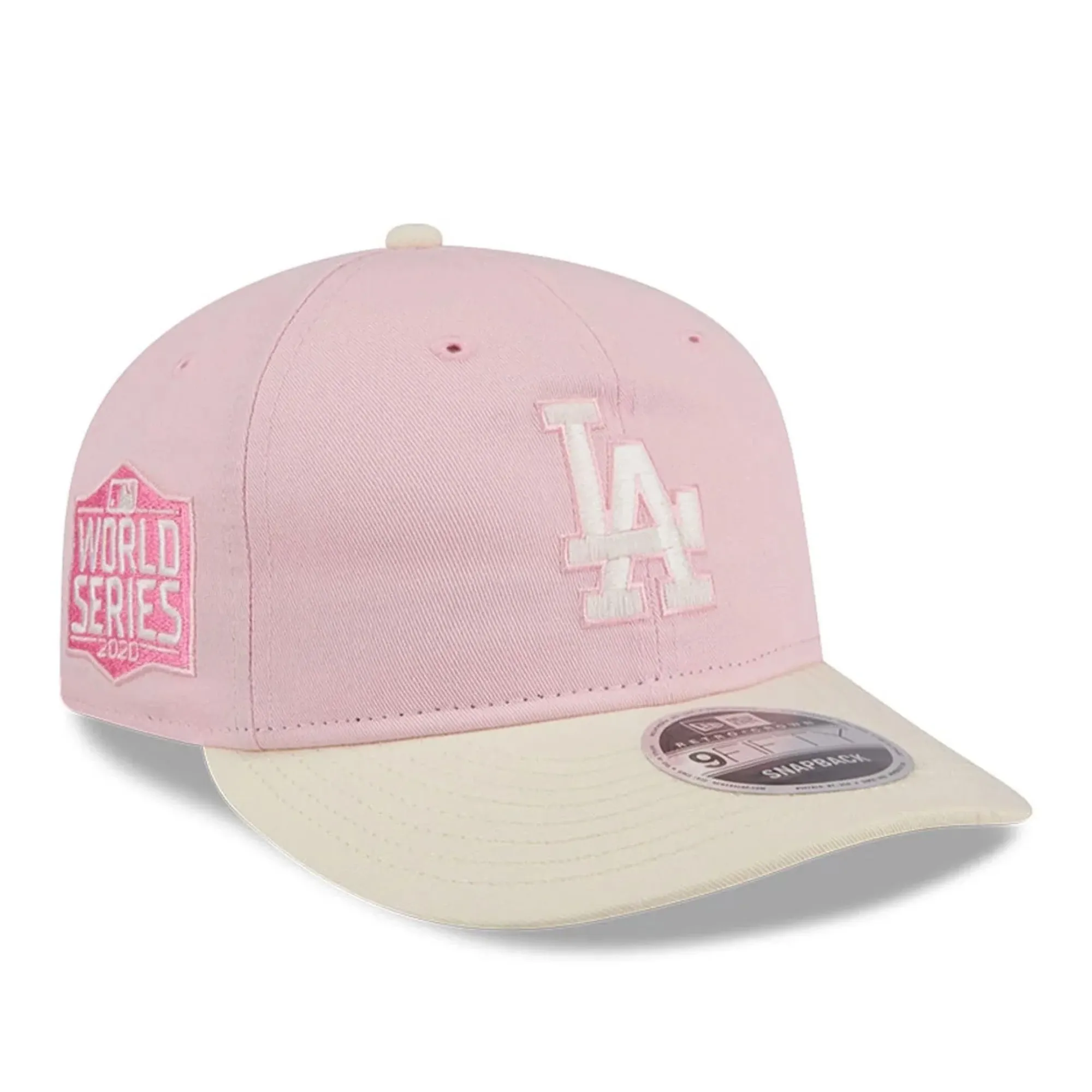 LA Dodgers MLB Washed Tie Dye Pastel Pink 9FIFTY Snapback Adjustable Cap New Era Cap adult unisex