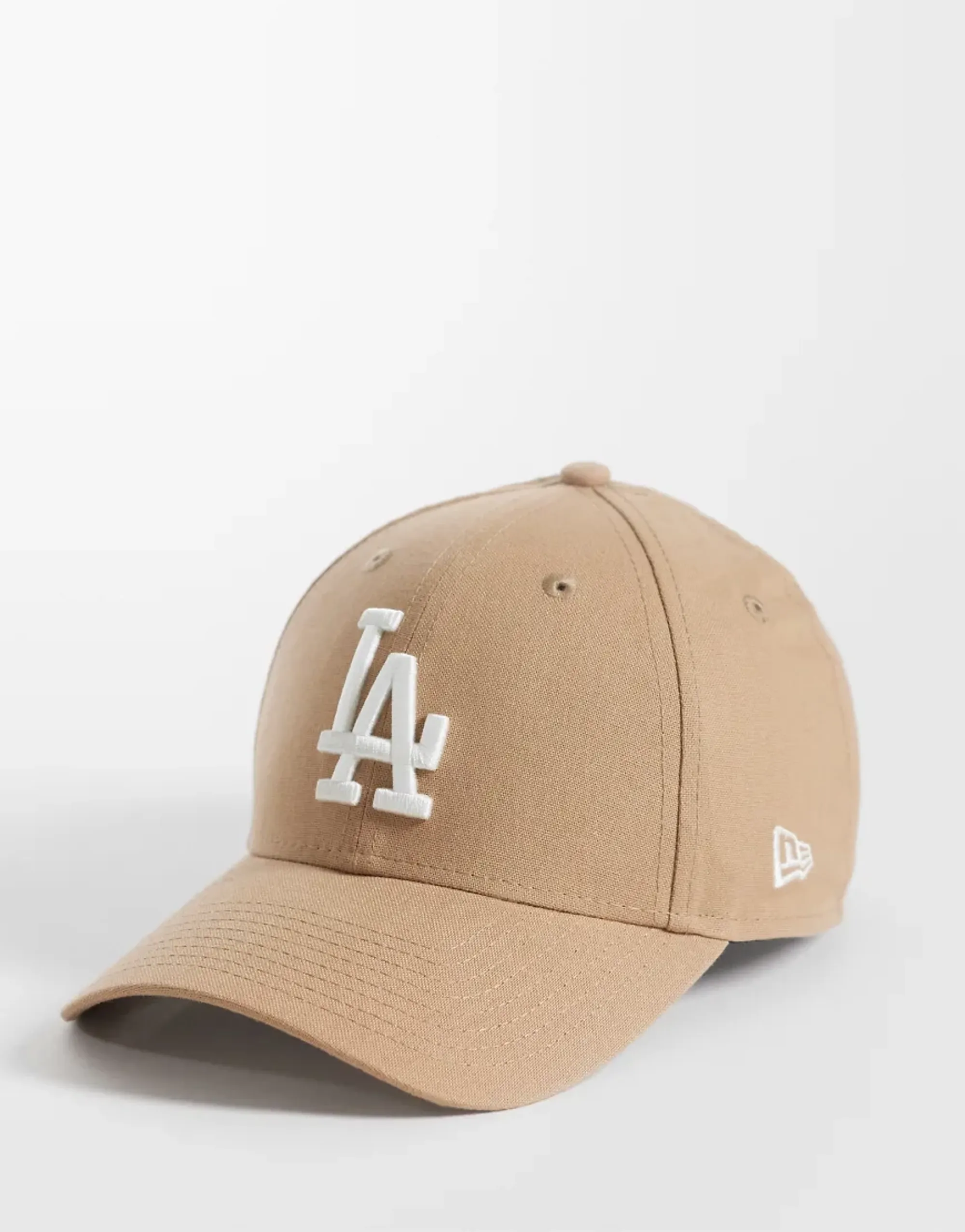 New Era Cap New Era La Dodgers Womens 9Forty Linen Cap In Beige-Neutral