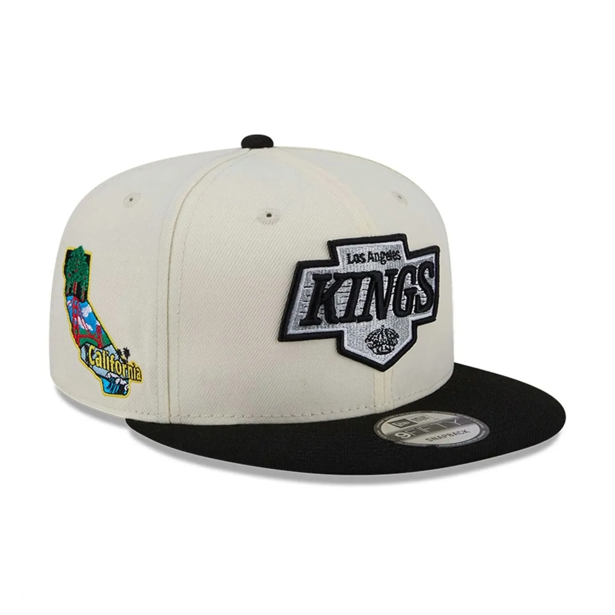 LA Kings NHL Localized White 9FIFTY Snapback Adjustable Cap New Era Cap adult unisex