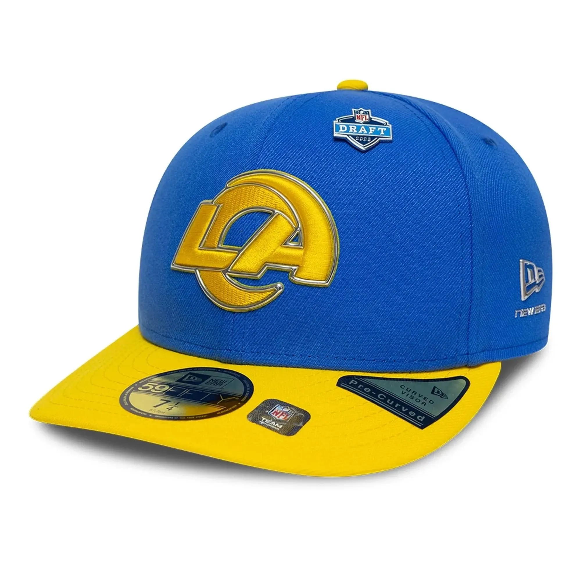 LA Rams NFL Draft 2026 Bright Blue 59FIFTY Fitted Cap New Era Cap adult unisex