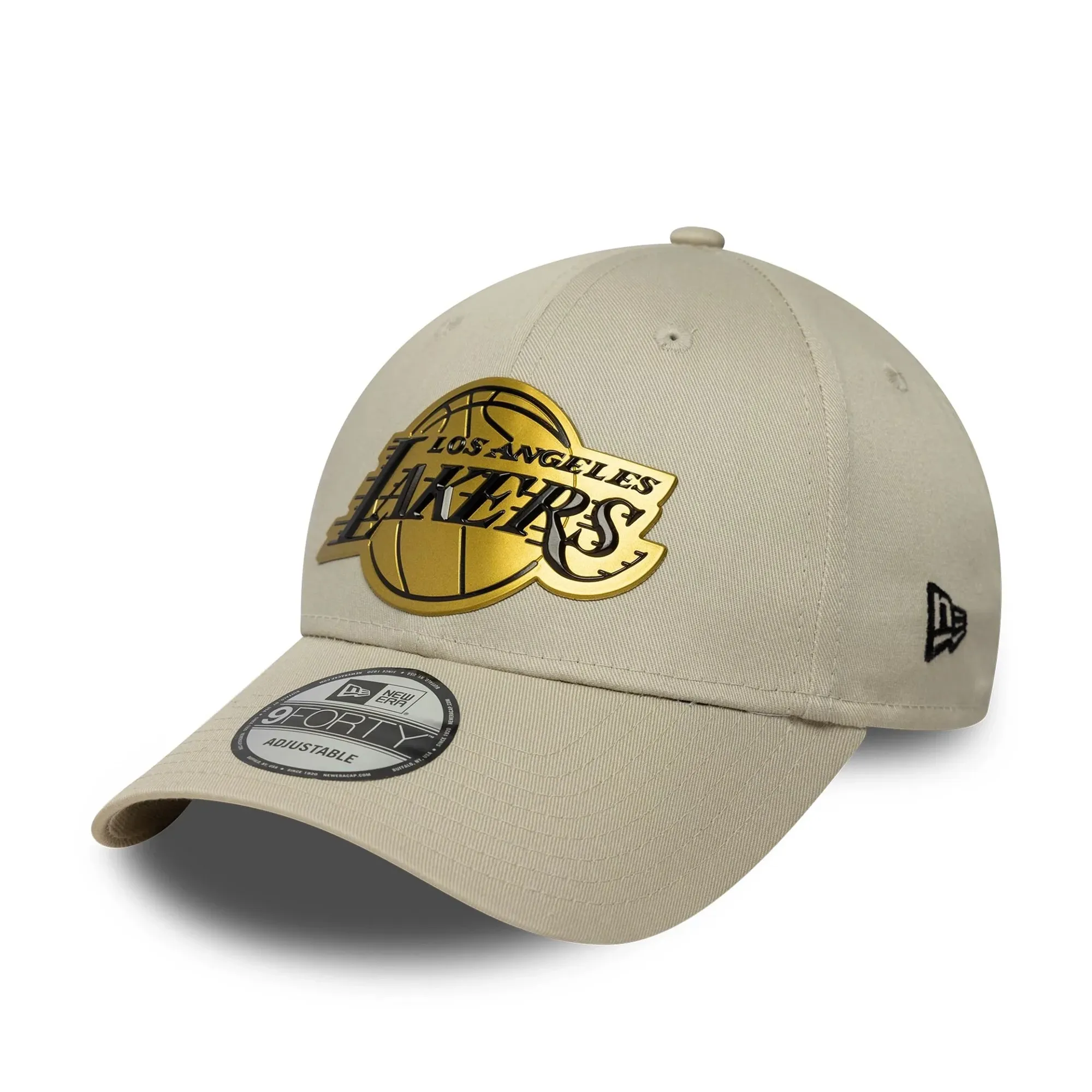 LA Lakers NBA Metallic Light Beige 9FORTY Cap New Era Cap adult unisex