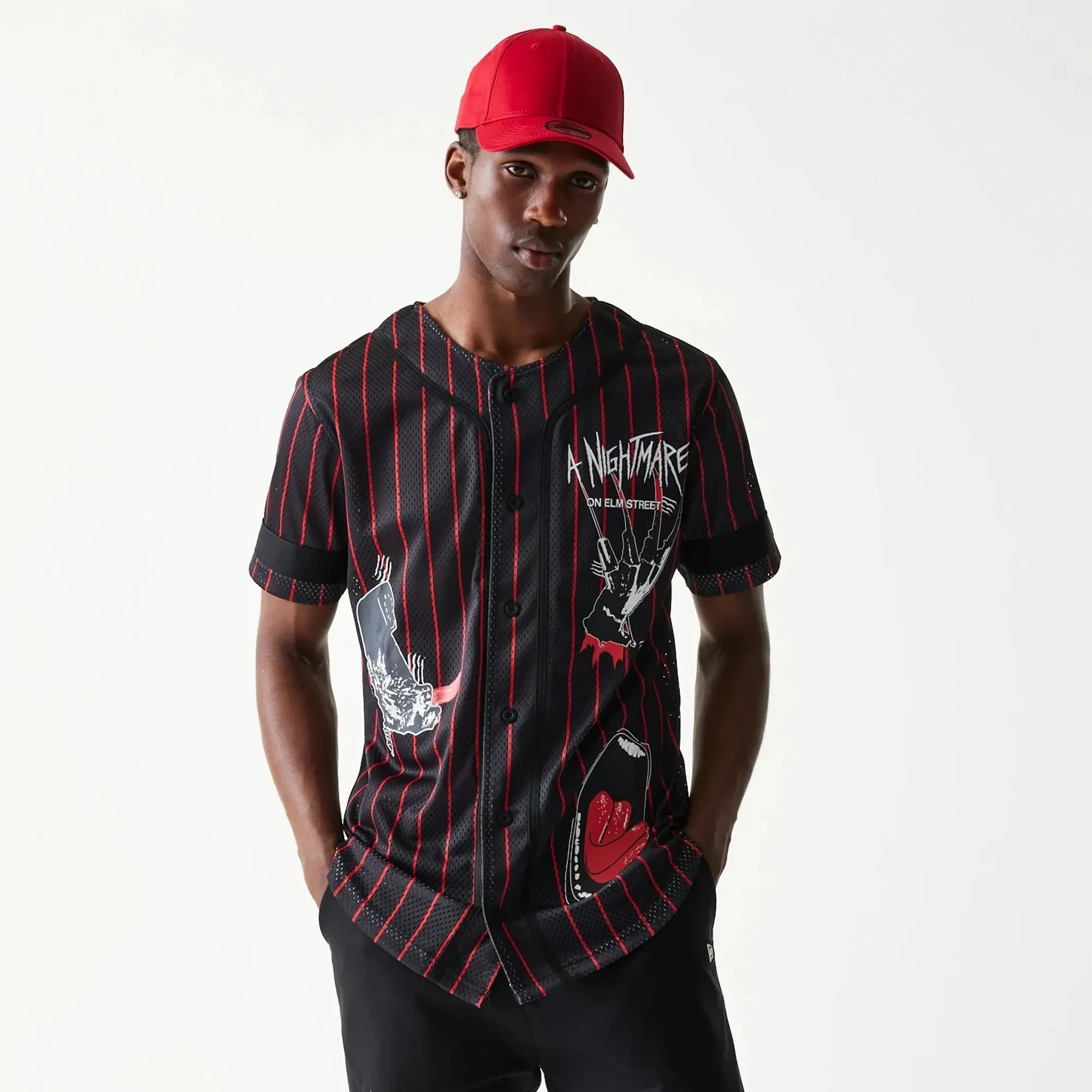 New Era A Nightmare On Elm Street Black Jersey adult unisex