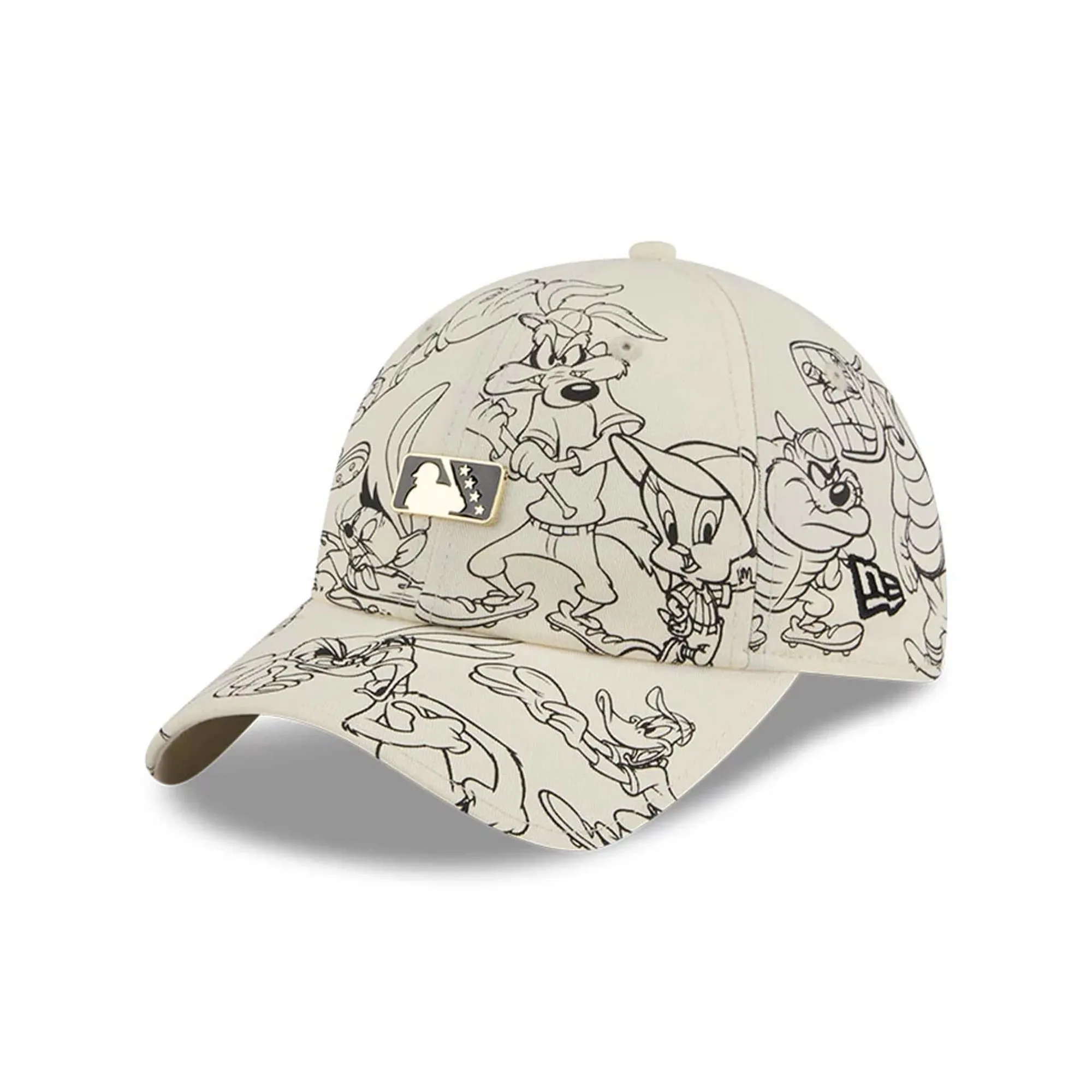 Minor League Logo MiLB X Looney Tunes Cream Casual Classic Adjustable Cap New Era Cap adult unisex