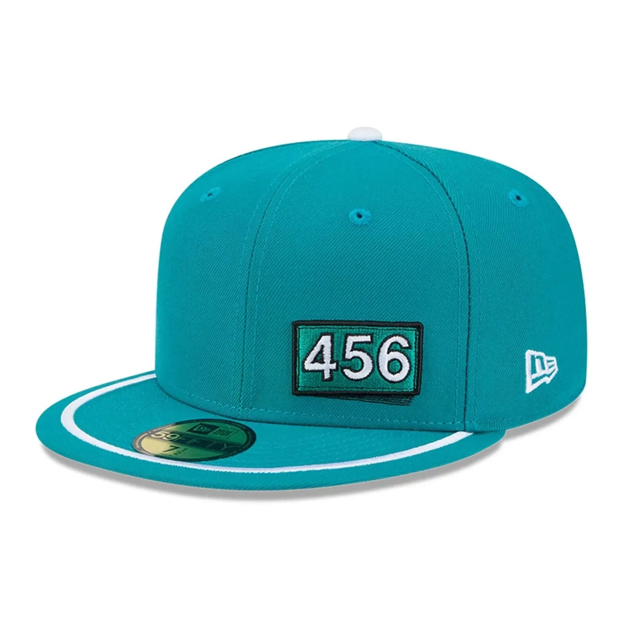 Netflix Squid Game 456 Patch Green 59FIFTY Fitted Cap New Era Cap adult unisex