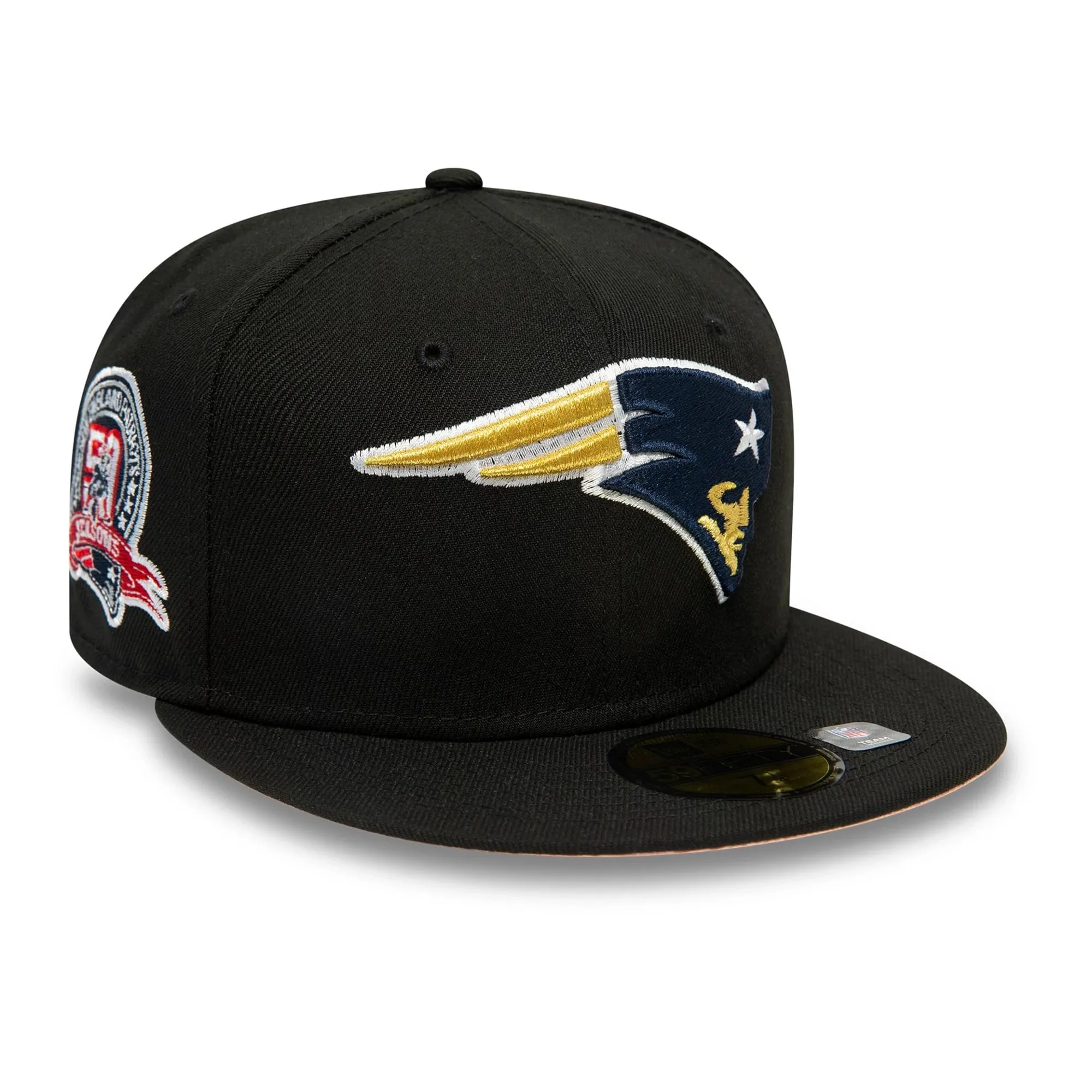 New England Patriots NFL Rivals Black 59FIFTY Fitted Cap New Era Cap adult unisex