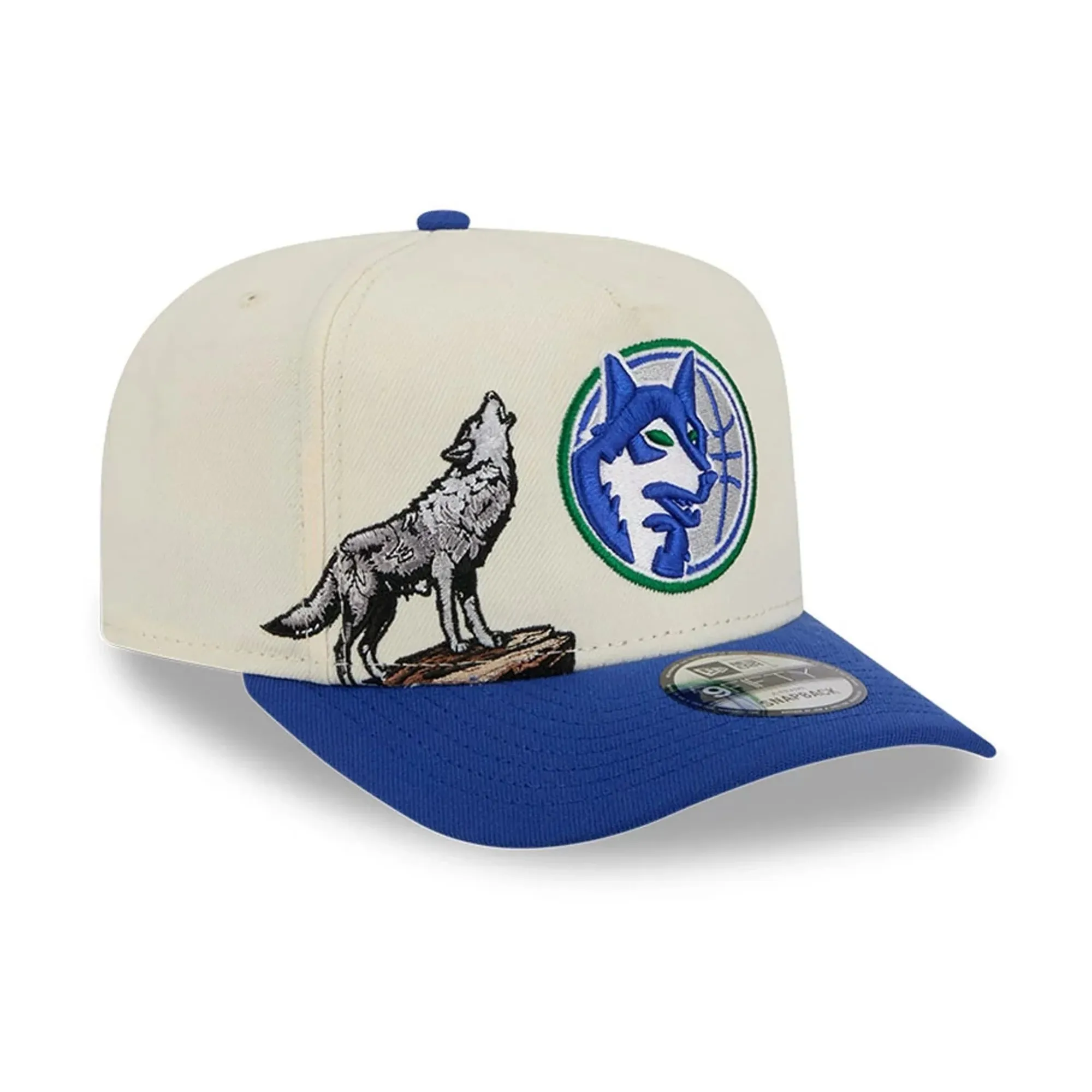 Minnesota Timberwolves NBA Blue 9FIFTY A-Frame Snapback Adjustable Cap New Era Cap adult unisex