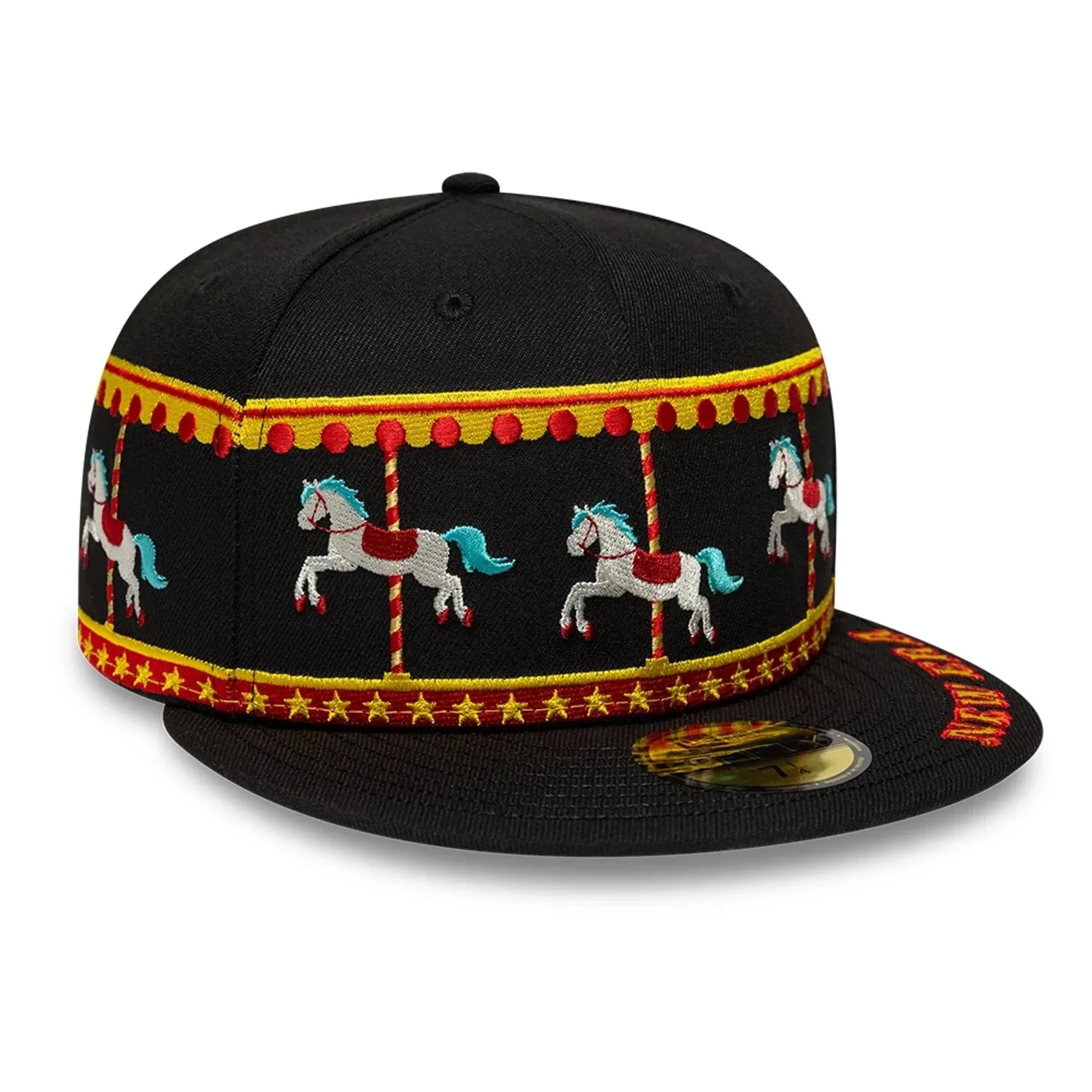 New Era Carousel Black 59FIFTY Fitted Cap adult unisex
