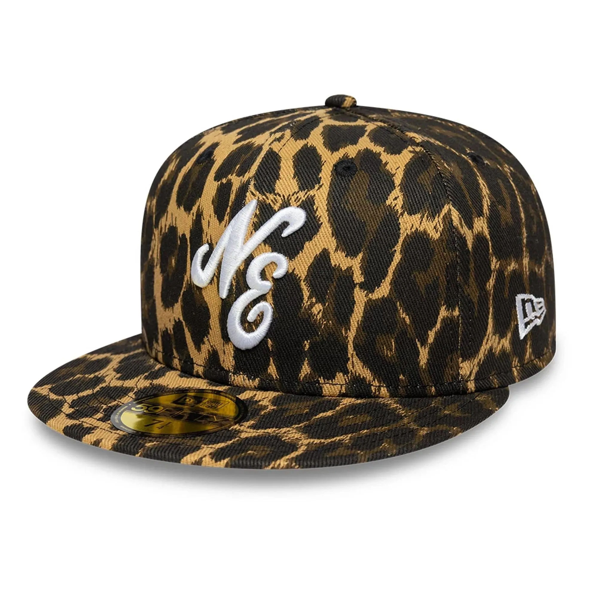 New Era Leopard Black 59FIFTY Fitted Cap adult unisex