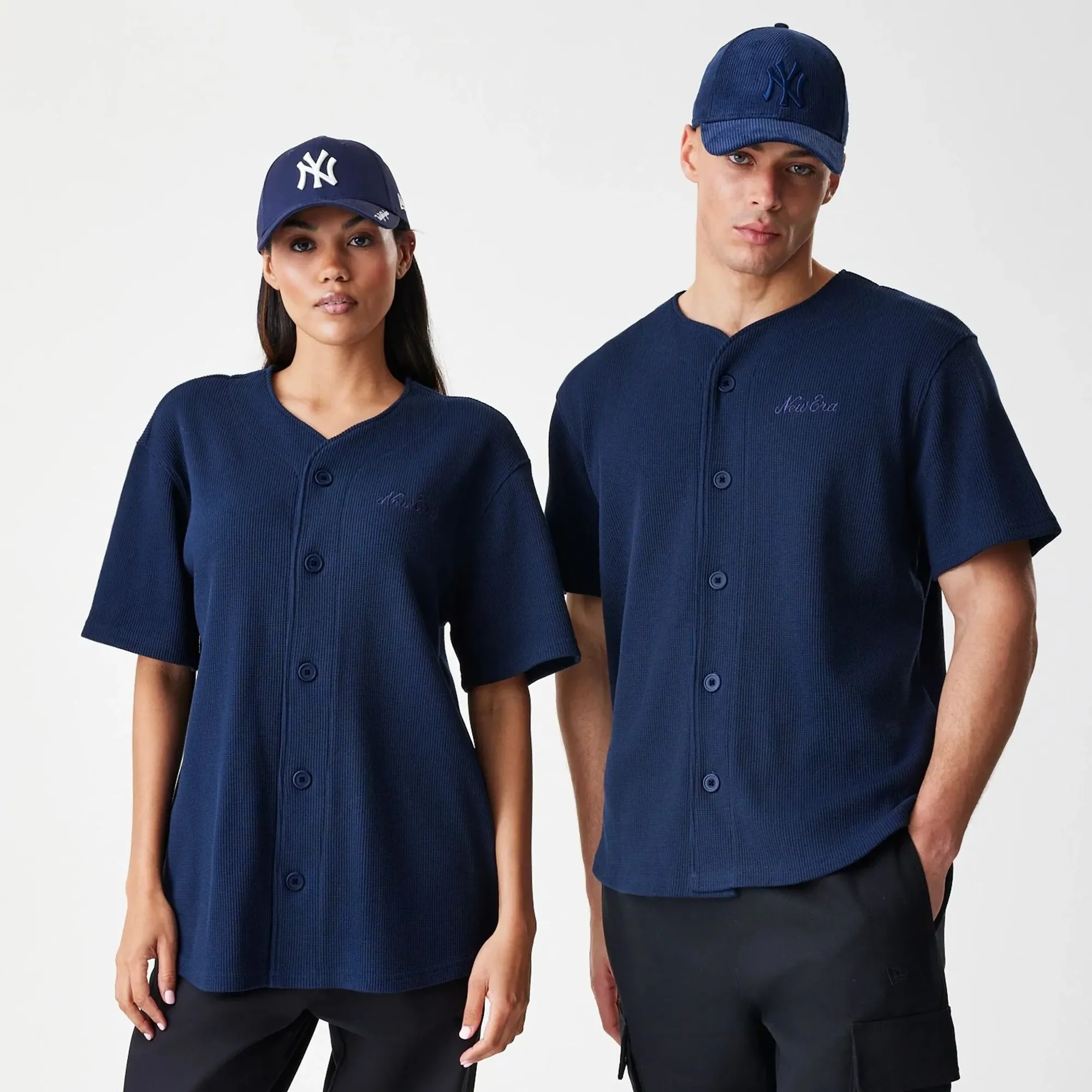 New Era Waffle Navy Jersey adult unisex